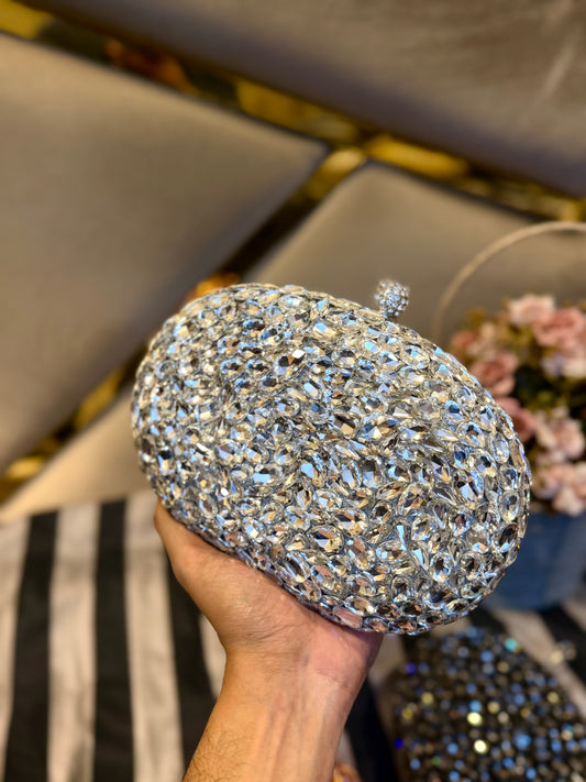 All over stone gorgeous party clutch- premium version