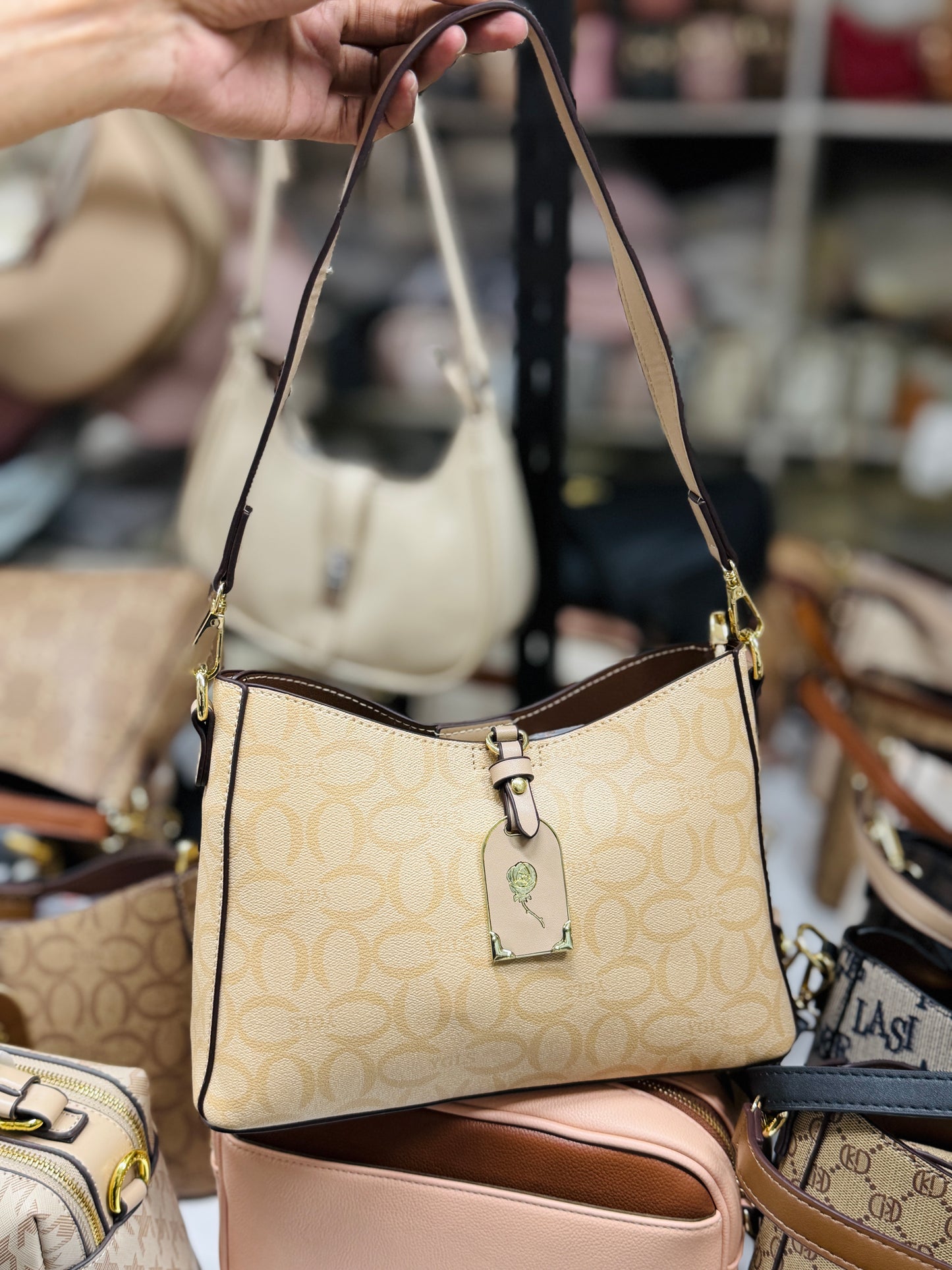 Fashion premium quality beautiful printed shoulder sling bag