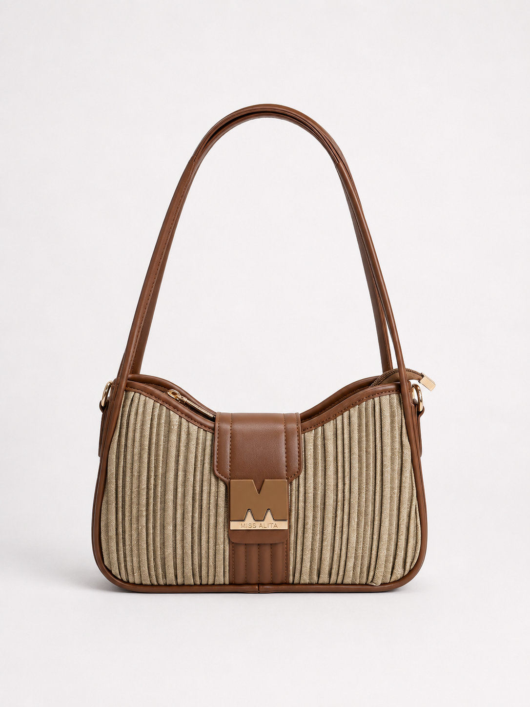 MISS ALITA stylish premium shoulder long handle bag with long strap | glitzy