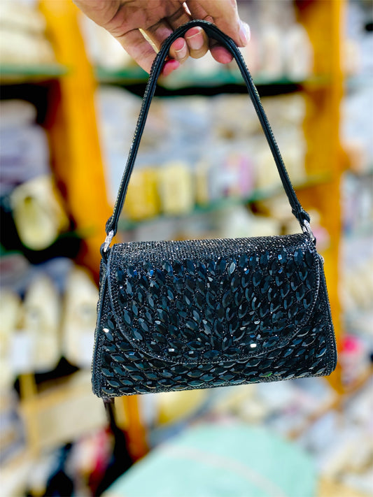 Gorgeous all over stone worked party bag