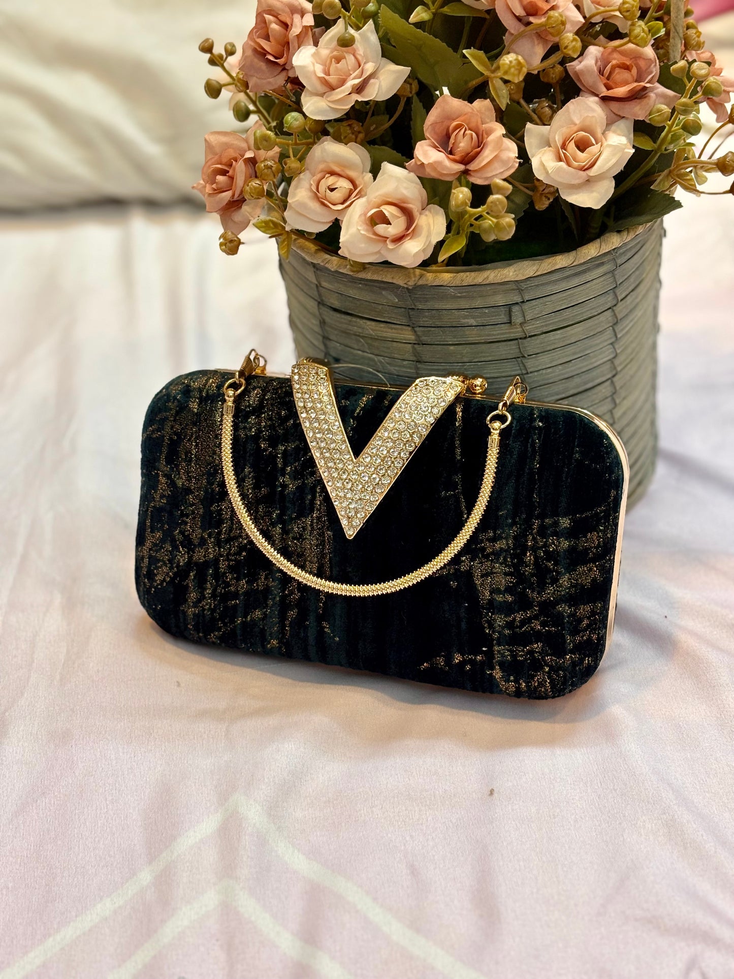 Beautiful Velvet finish gorgeous party bag