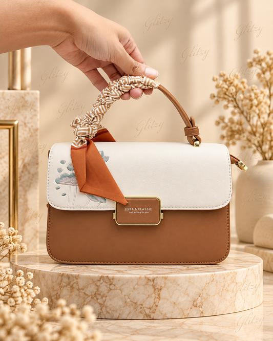 Jinfa & Classic fashionable premium handbag | Glitzy