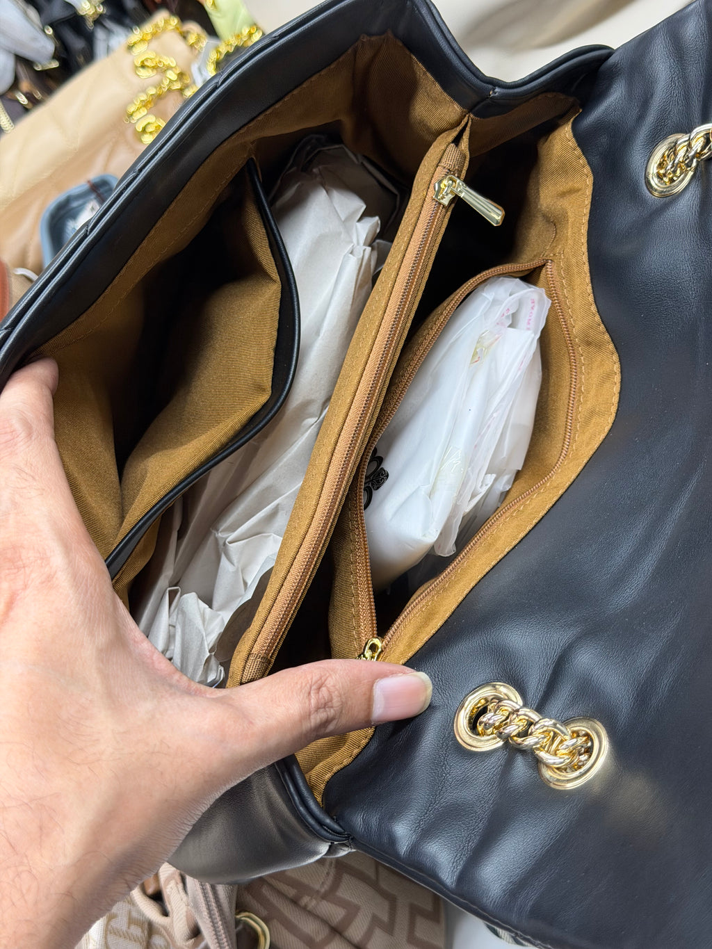 Fashionable big size shoulder and crossbody sling bag