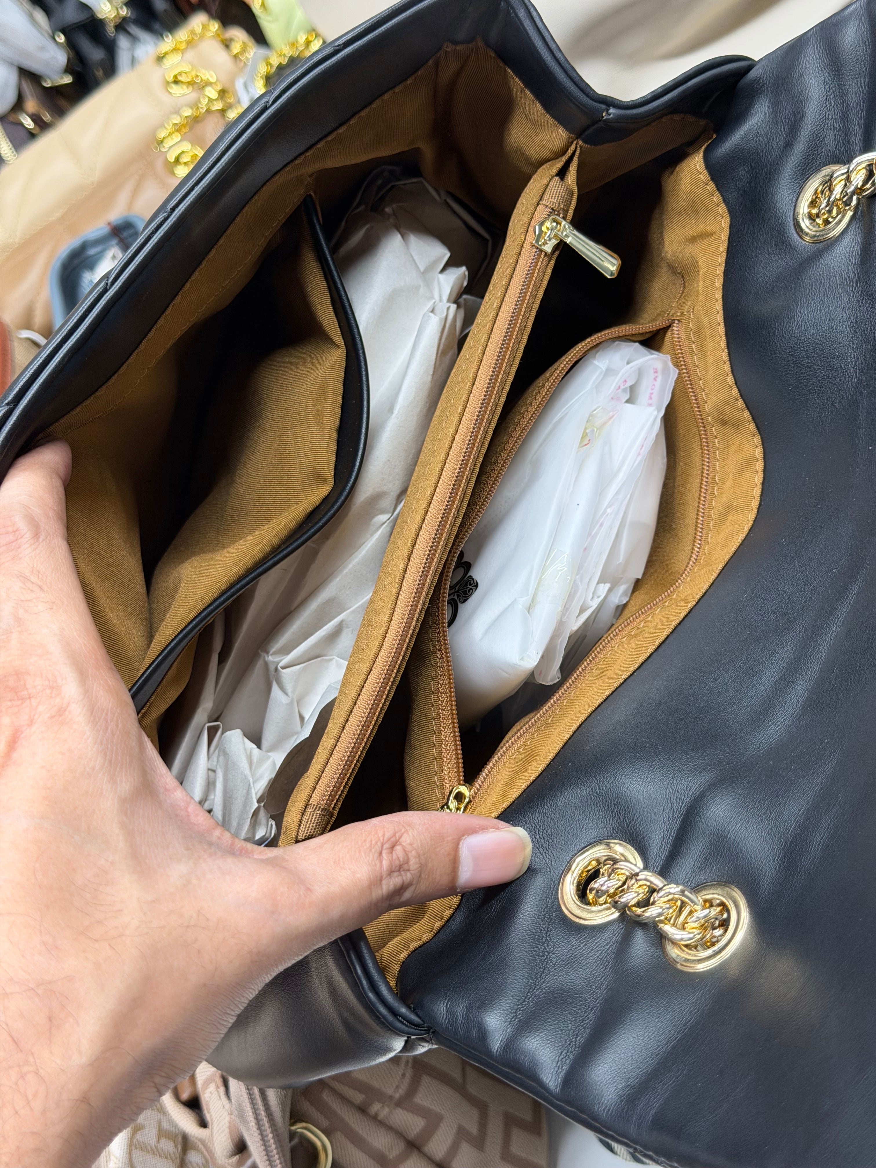 Fashionable big size shoulder and crossbody sling bag