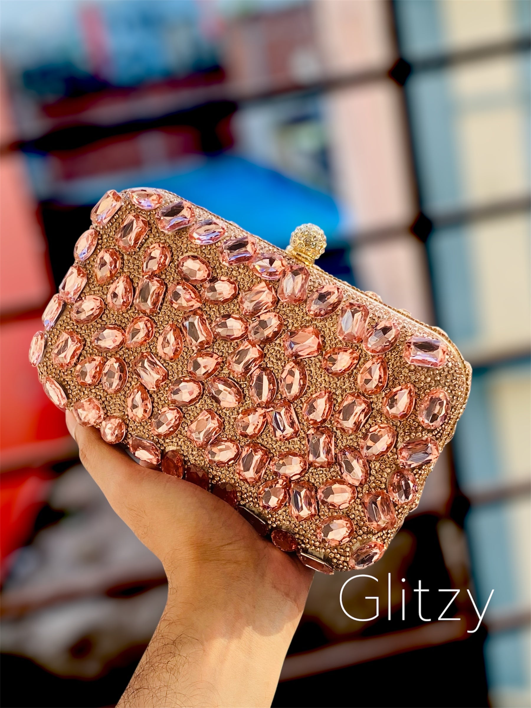 Gorgeous bridal party clutch