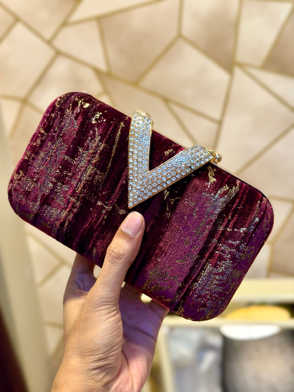 Beautiful Velvet finish gorgeous party bag