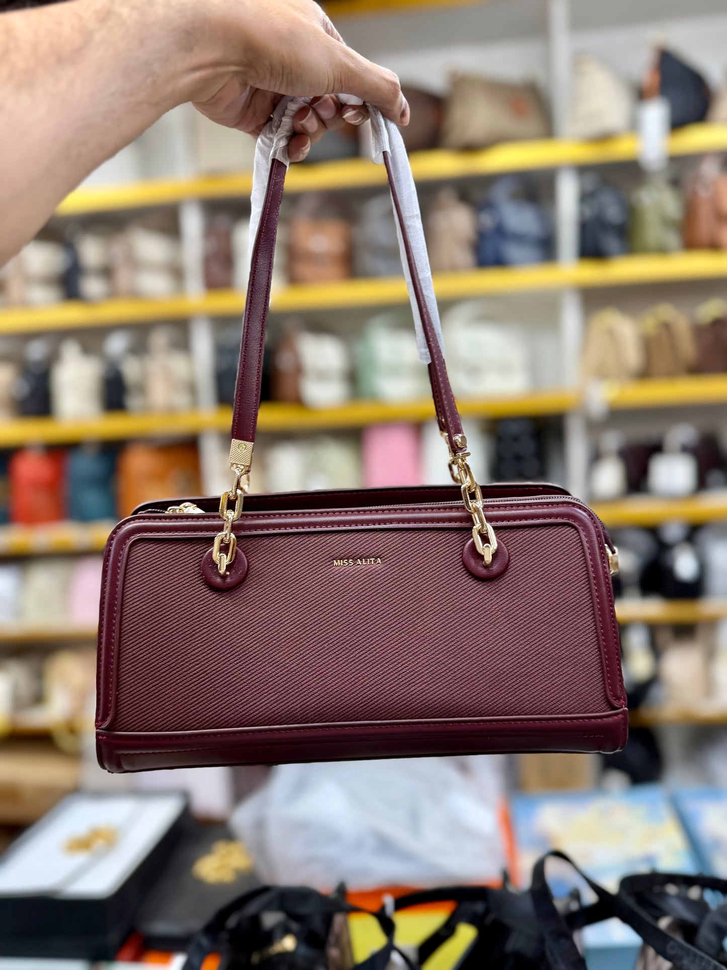 MISS ALITA stylish premium shoulder sling sling bag with long strap