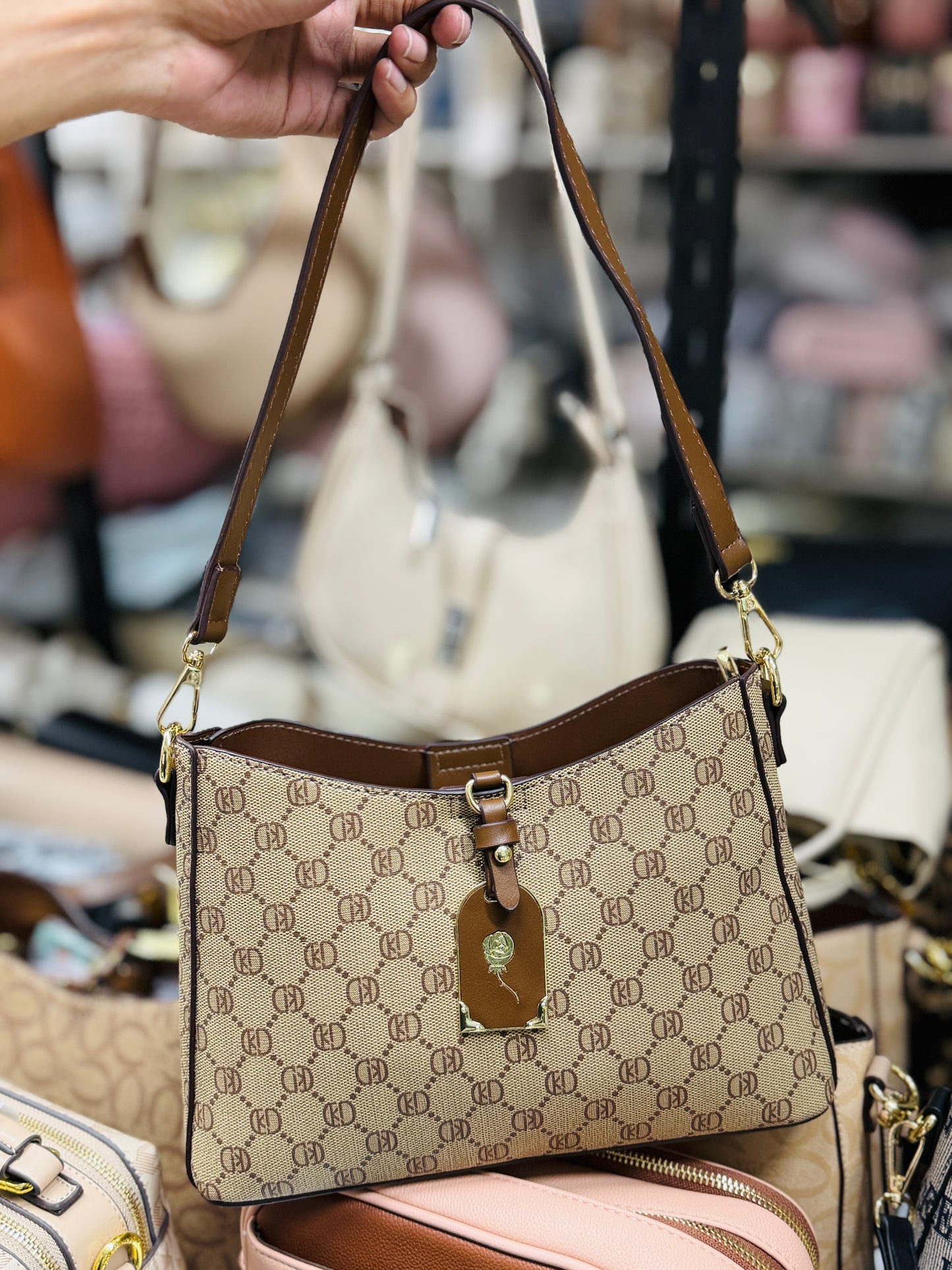 Fashion premium quality beautiful printed shoulder sling bag