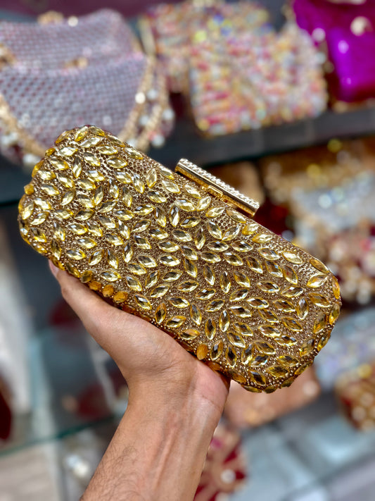 A stunning imported stone party purse.