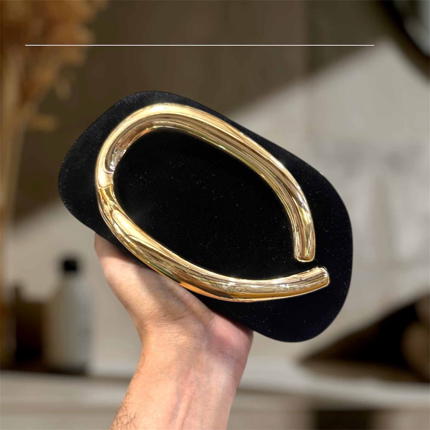 Trending viral velvet fashionable clutch