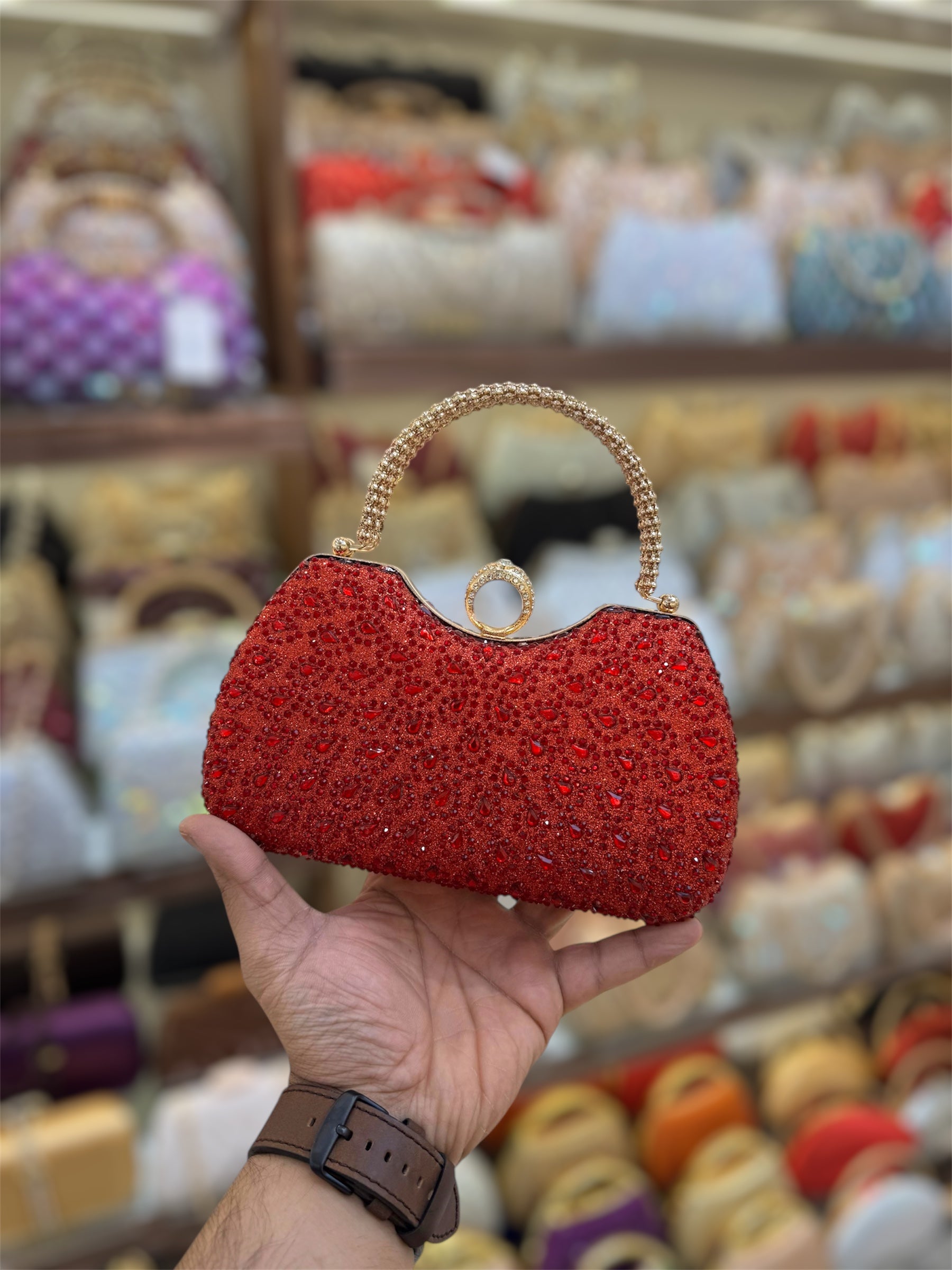 Gorgeous bridal party clutch