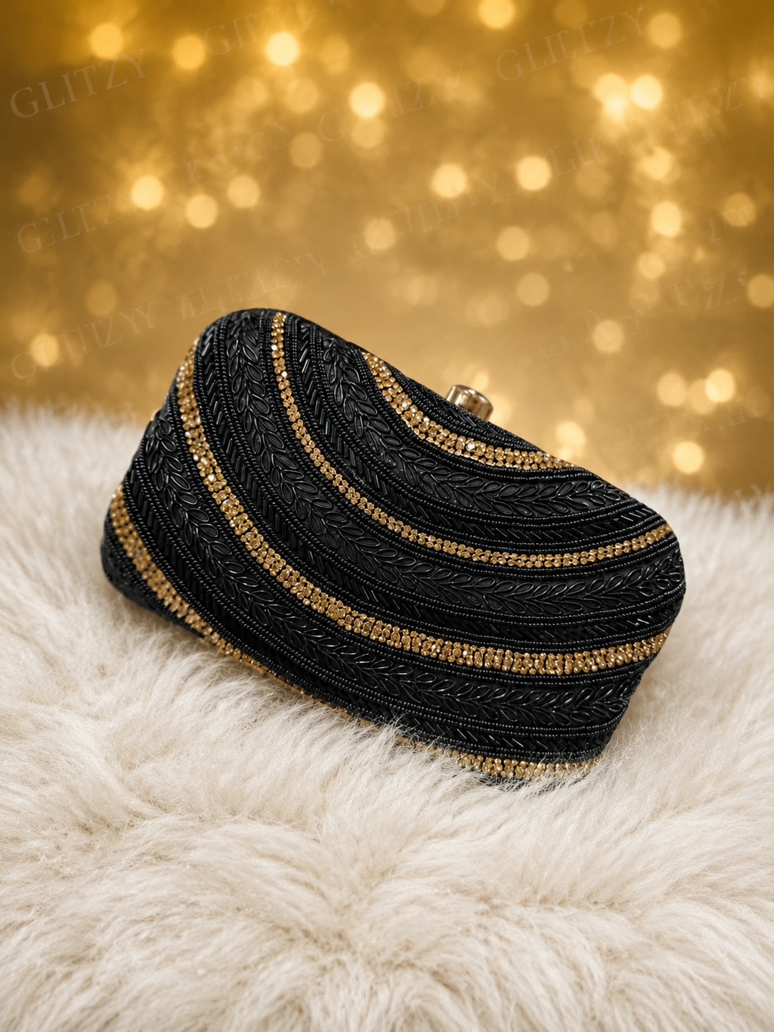 Indian joy puri handworked beautiful party evening clutch | Glitzy