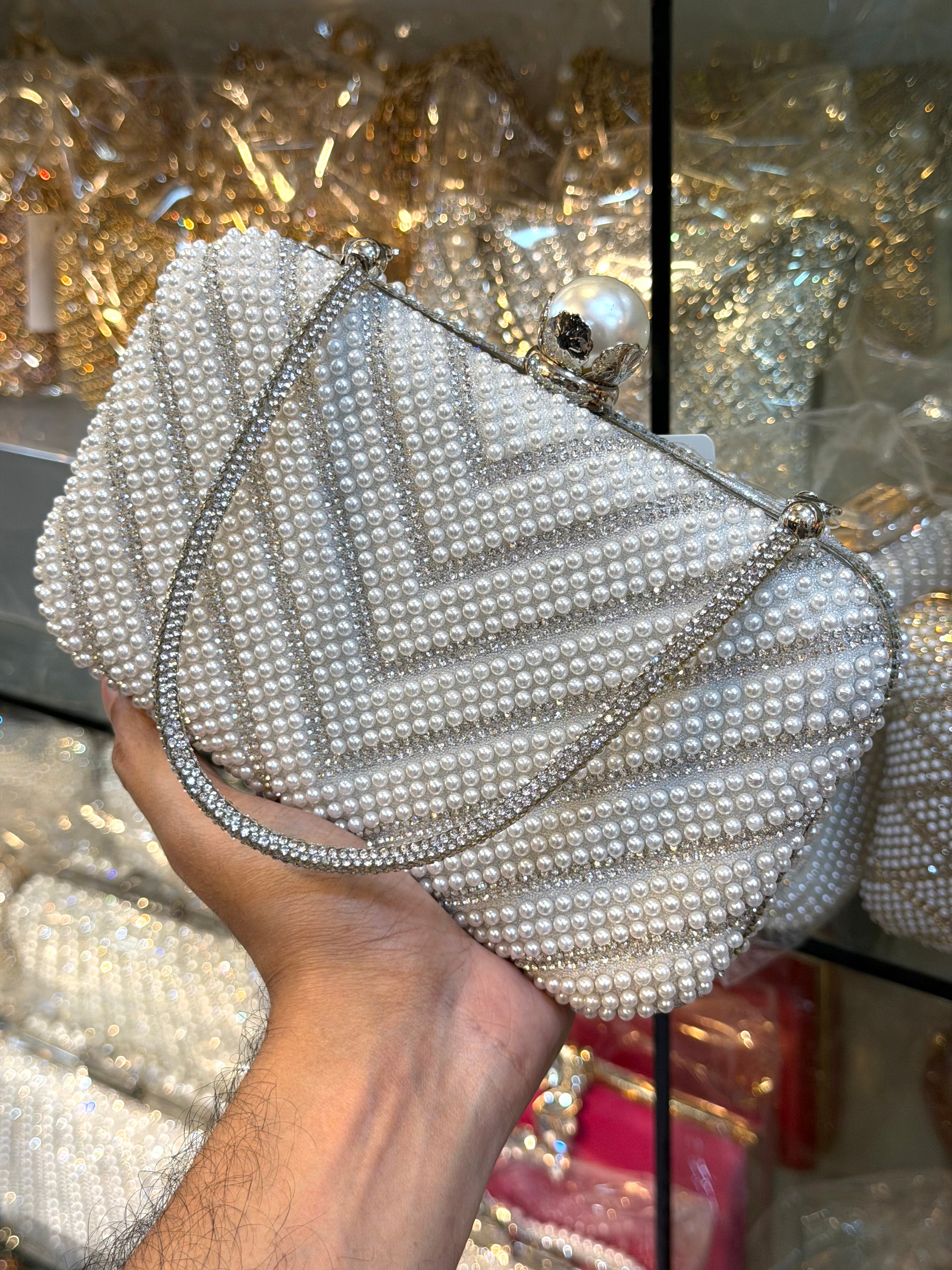 New pearl design gorgeous party purse