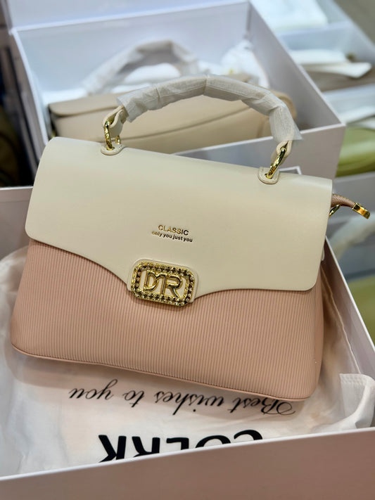 Exclusive classic brand premium handbag with boxed packaging
