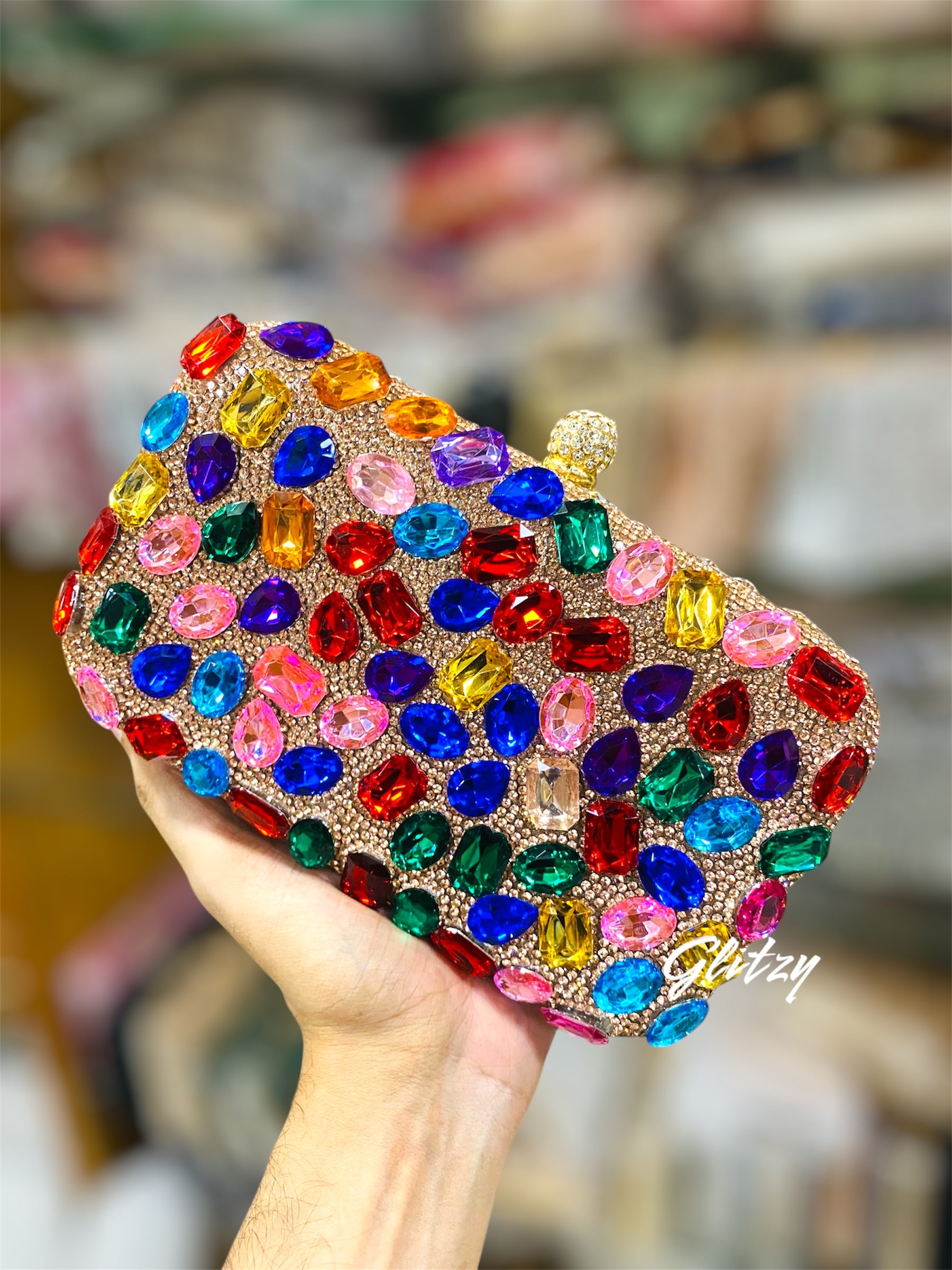 Gorgeous bridal party clutch