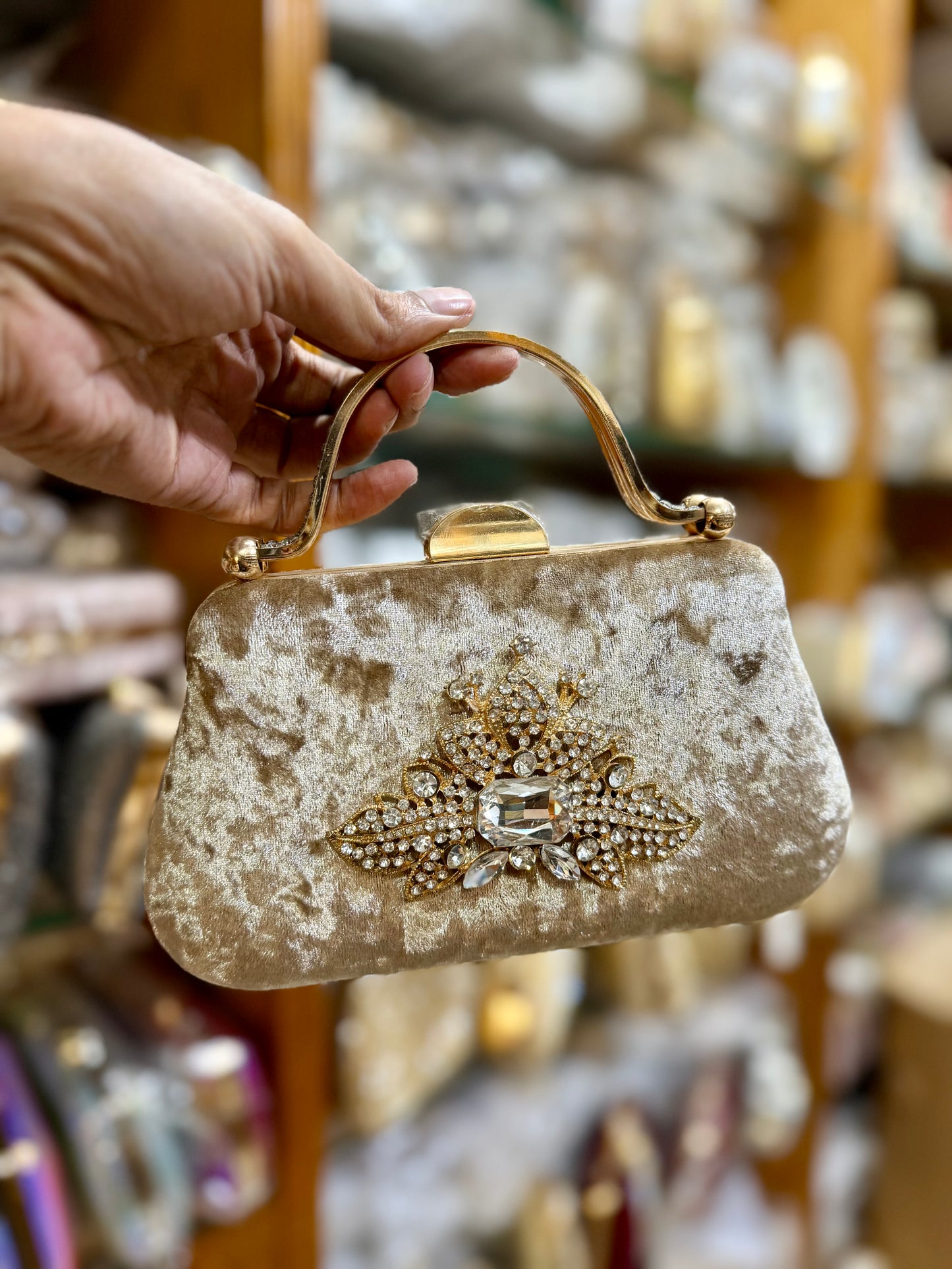 Stock clearance sale party clutch available