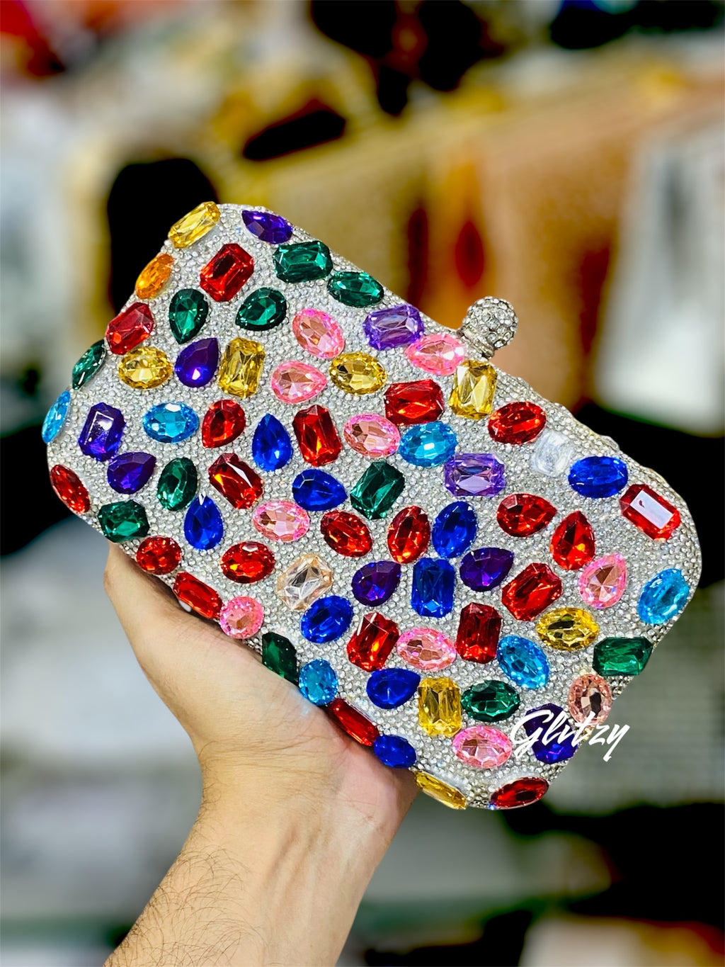 Gorgeous bridal party clutch