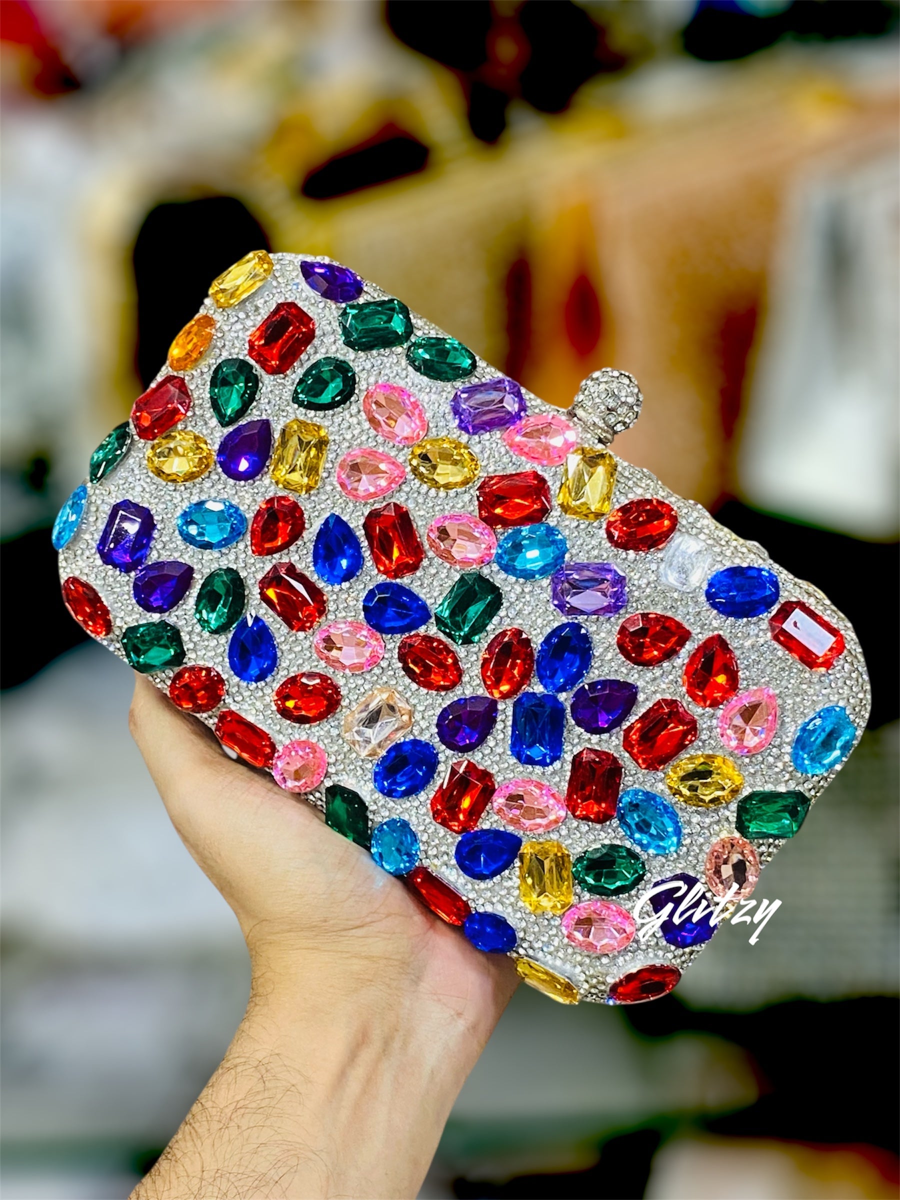 Gorgeous bridal party clutch