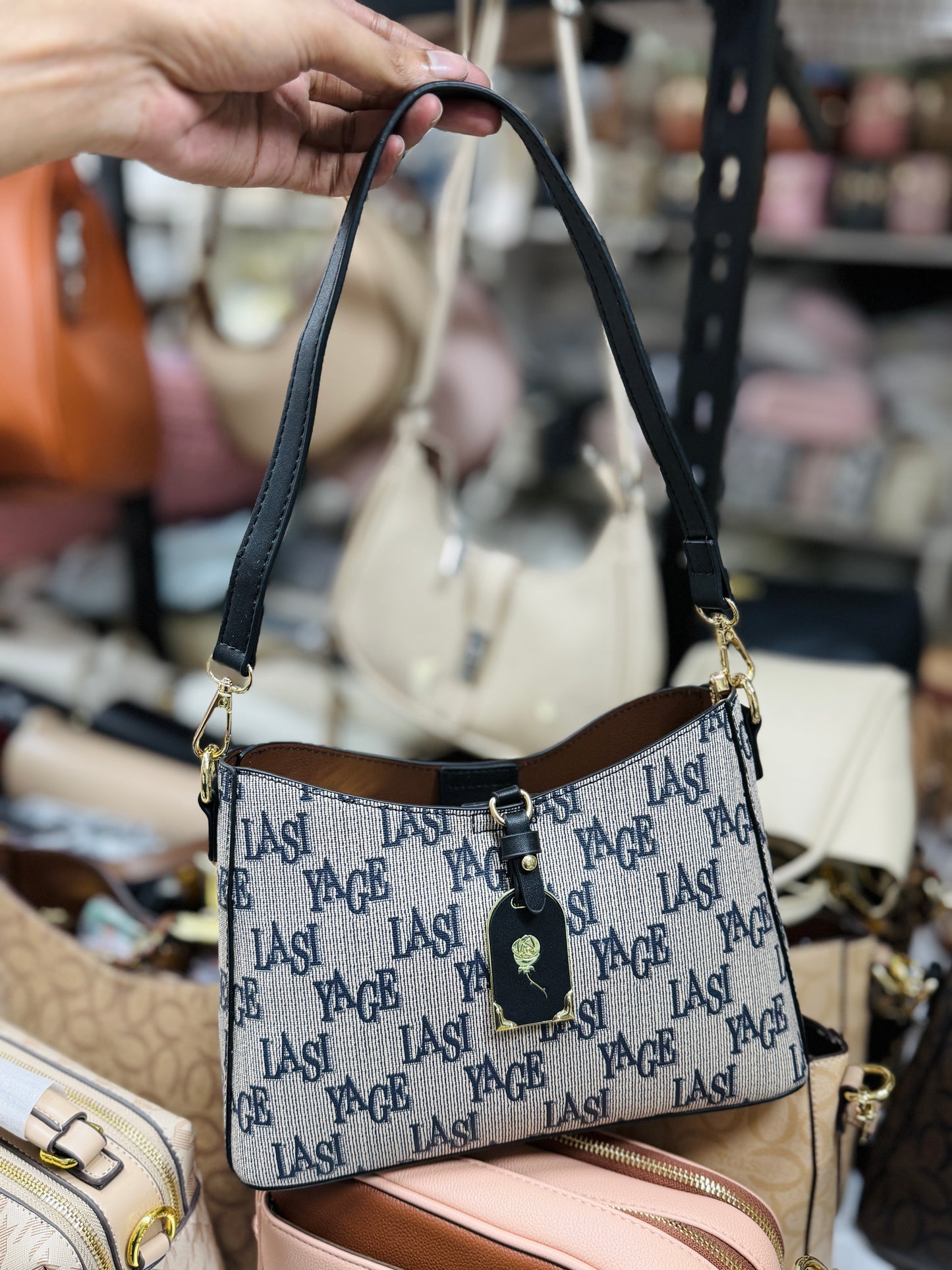 Fashion premium quality beautiful printed shoulder sling bag