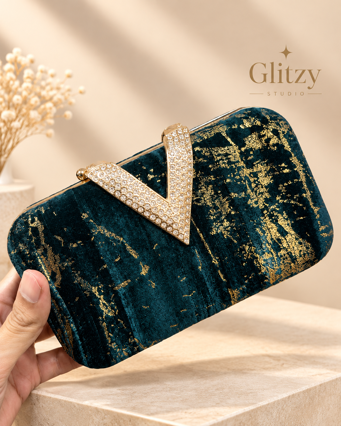 Beautiful Velvet finish gorgeous party bag