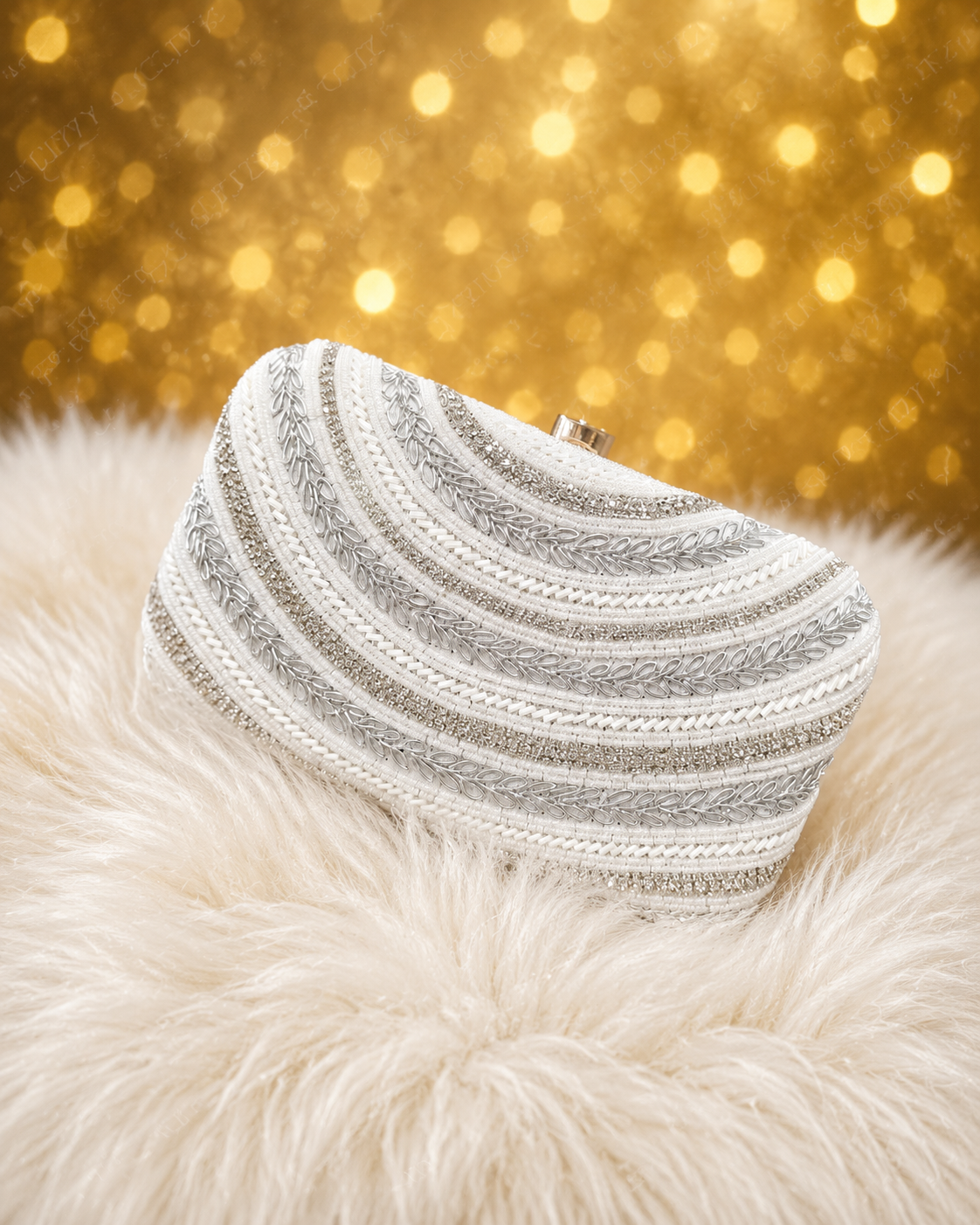 Indian joy puri handworked beautiful party evening clutch | Glitzy