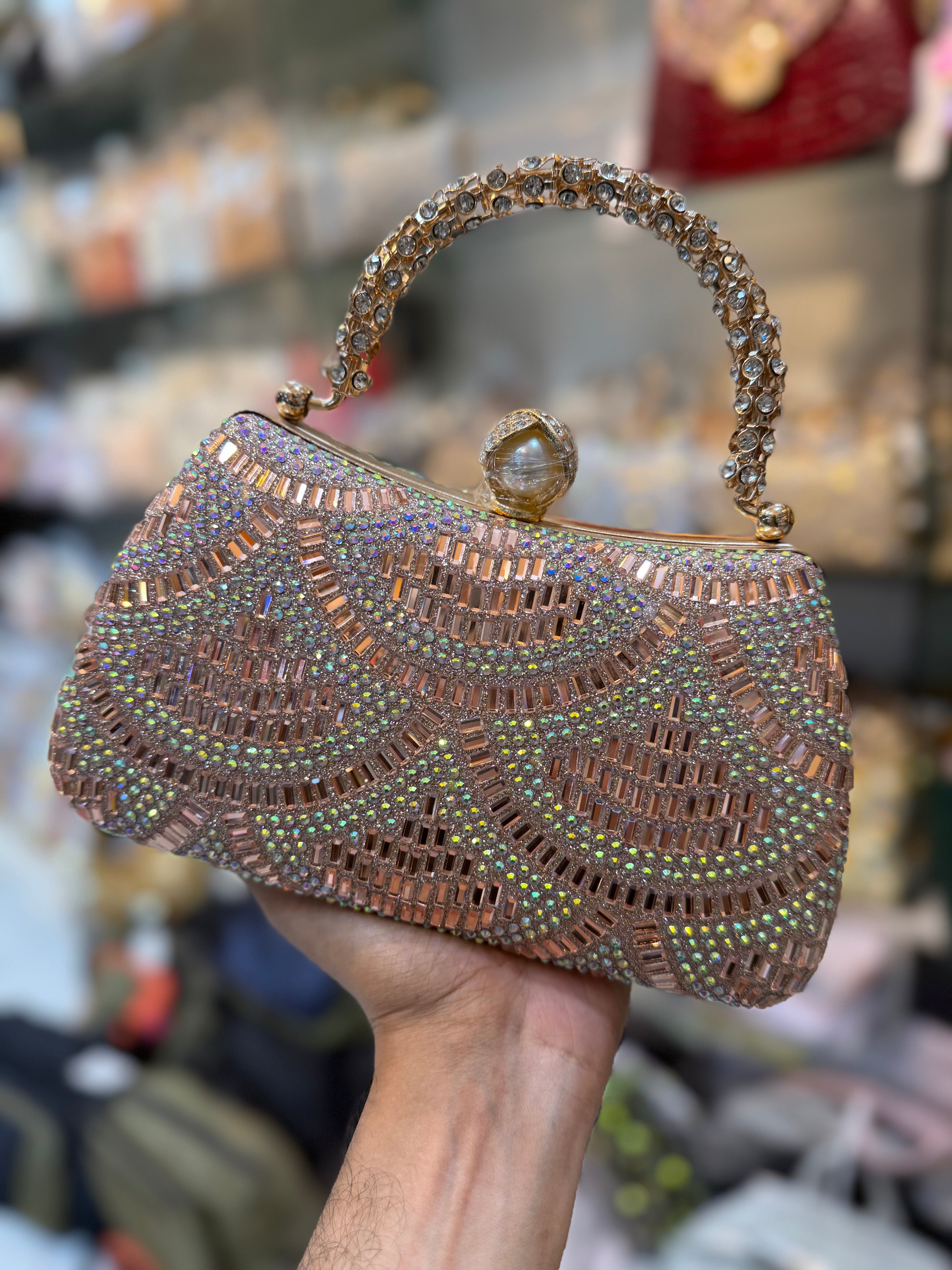 Beautiful gorgeous looking bridal party clutch