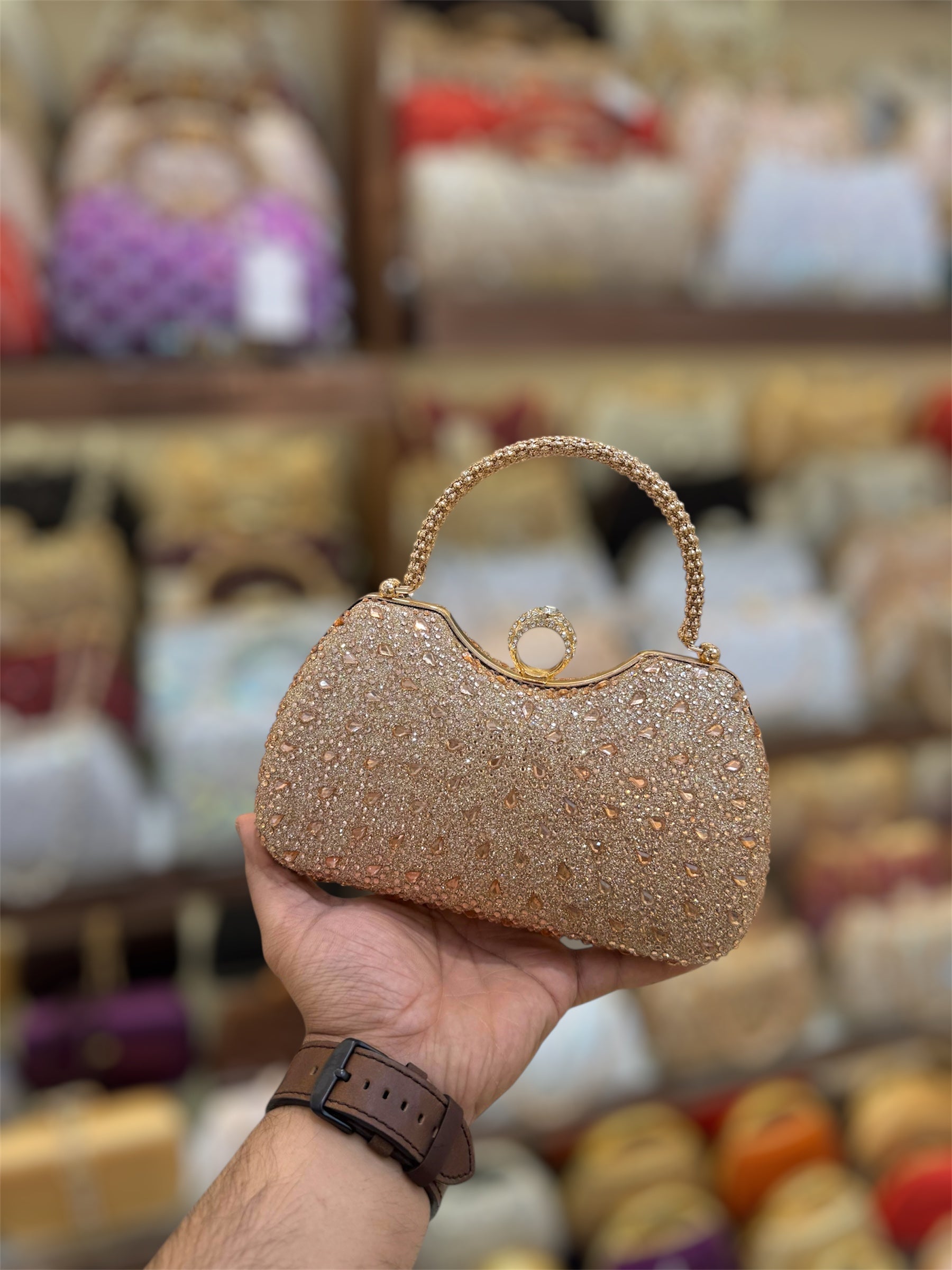 Gorgeous bridal party clutch