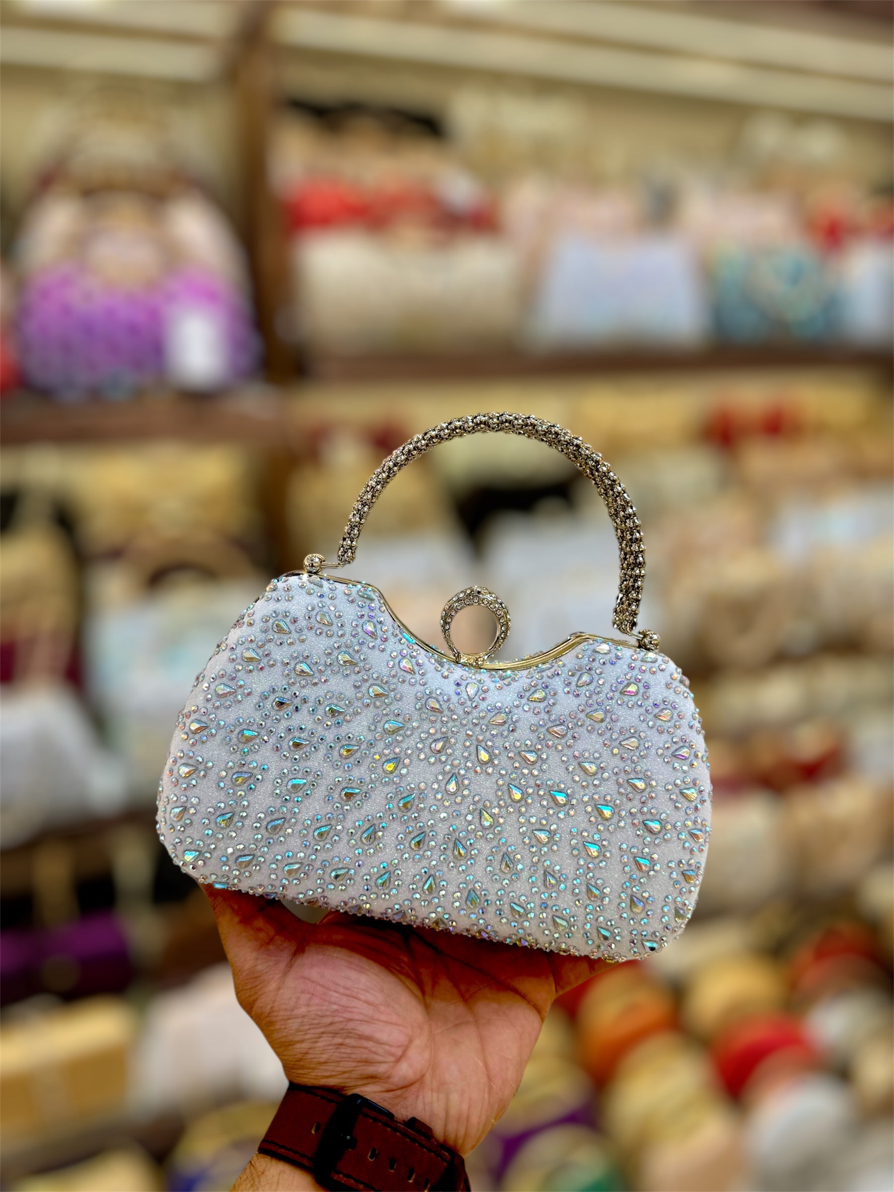 Gorgeous bridal party clutch