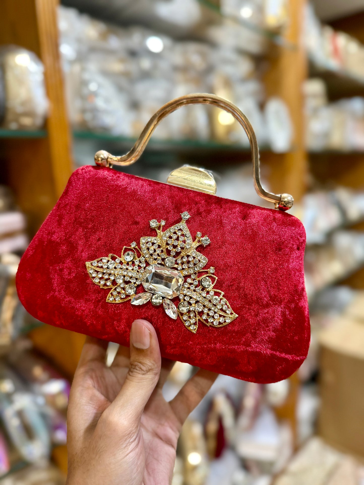 Stock clearance sale party clutch available