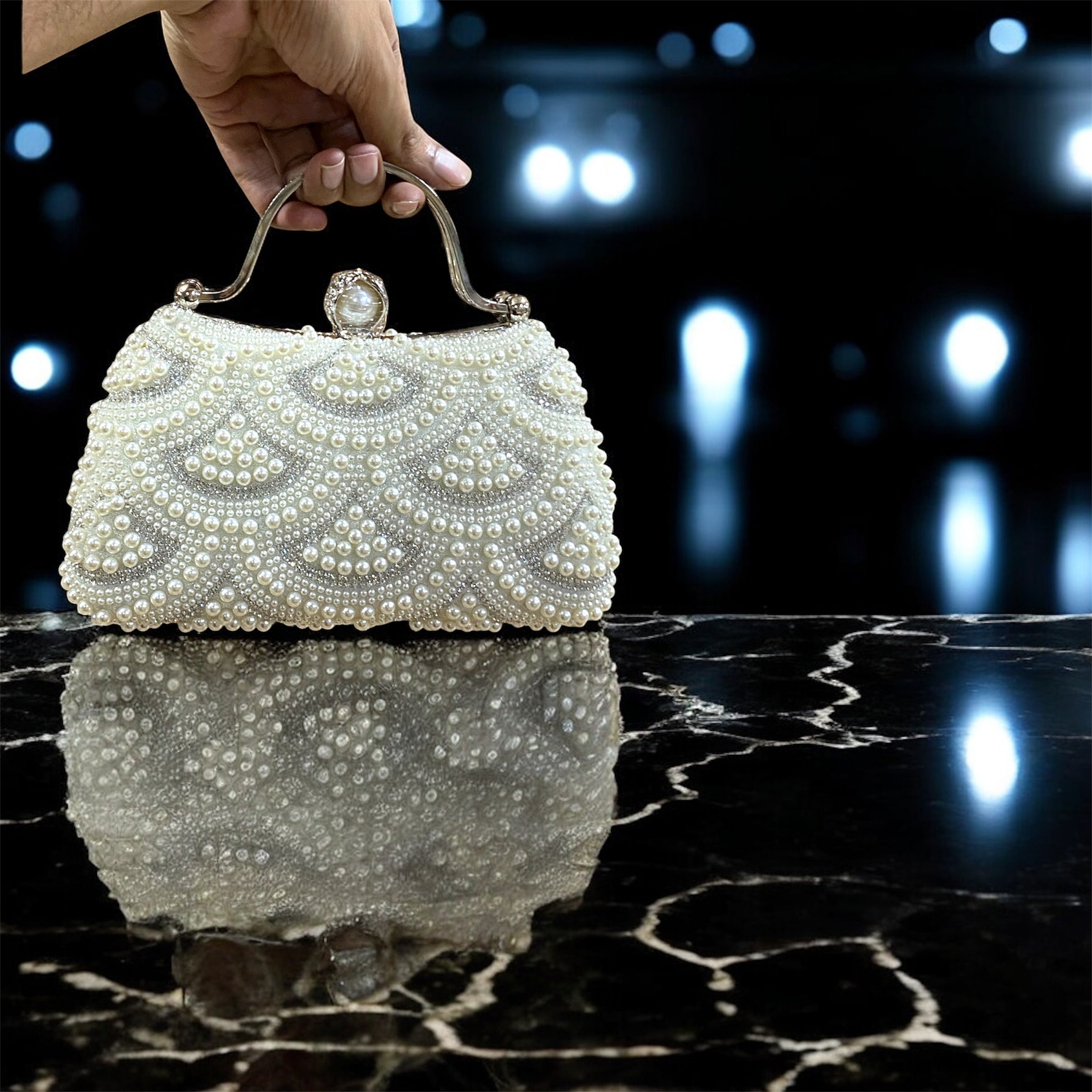 Pearl design party purse party bag