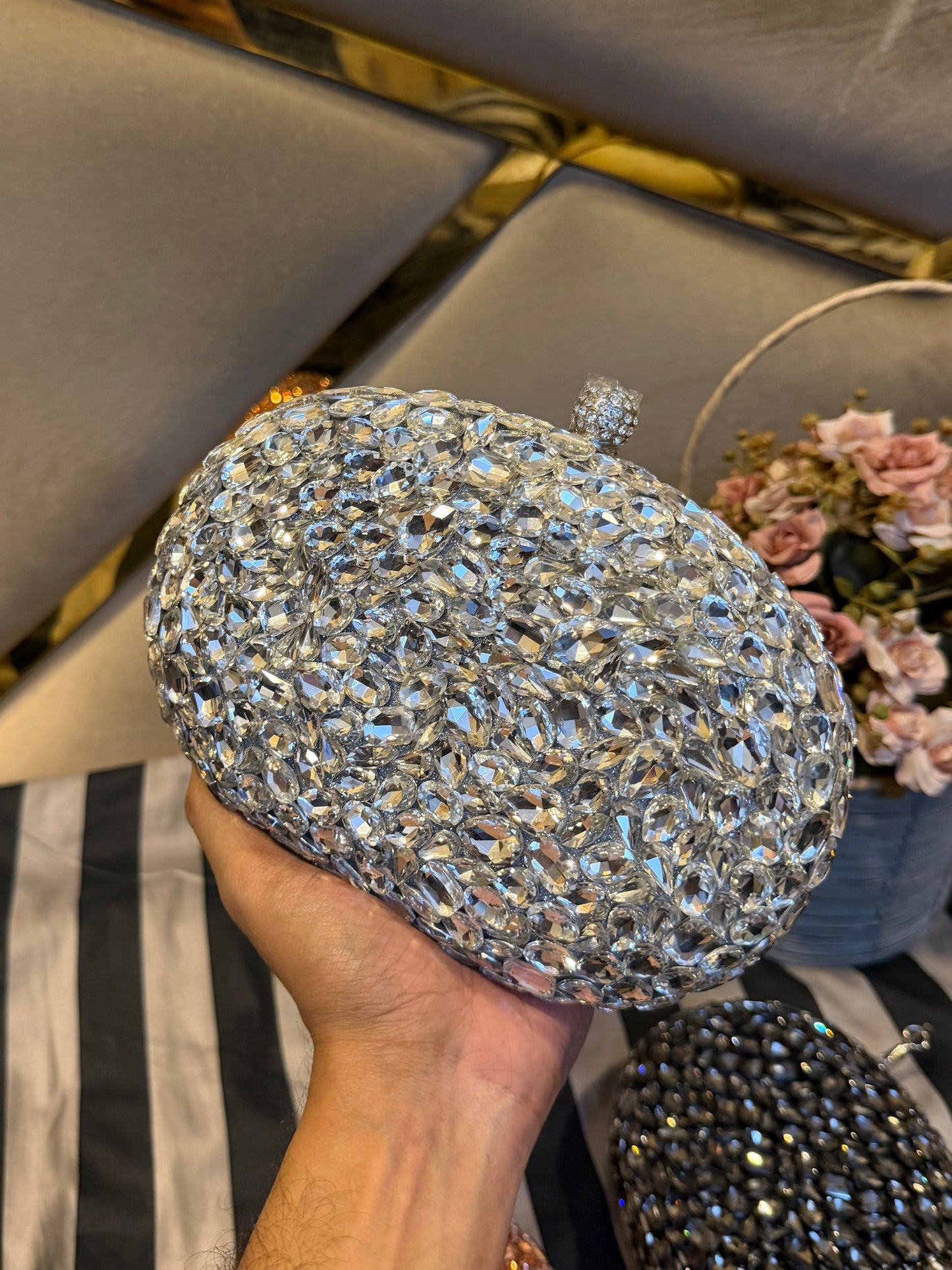 All over stone gorgeous party clutch- premium version