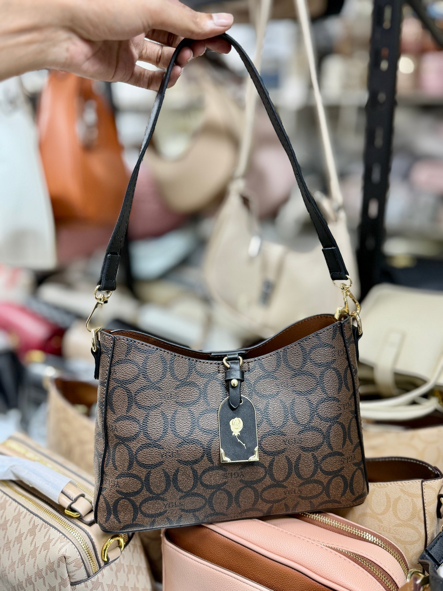 Fashion premium quality beautiful printed shoulder sling bag