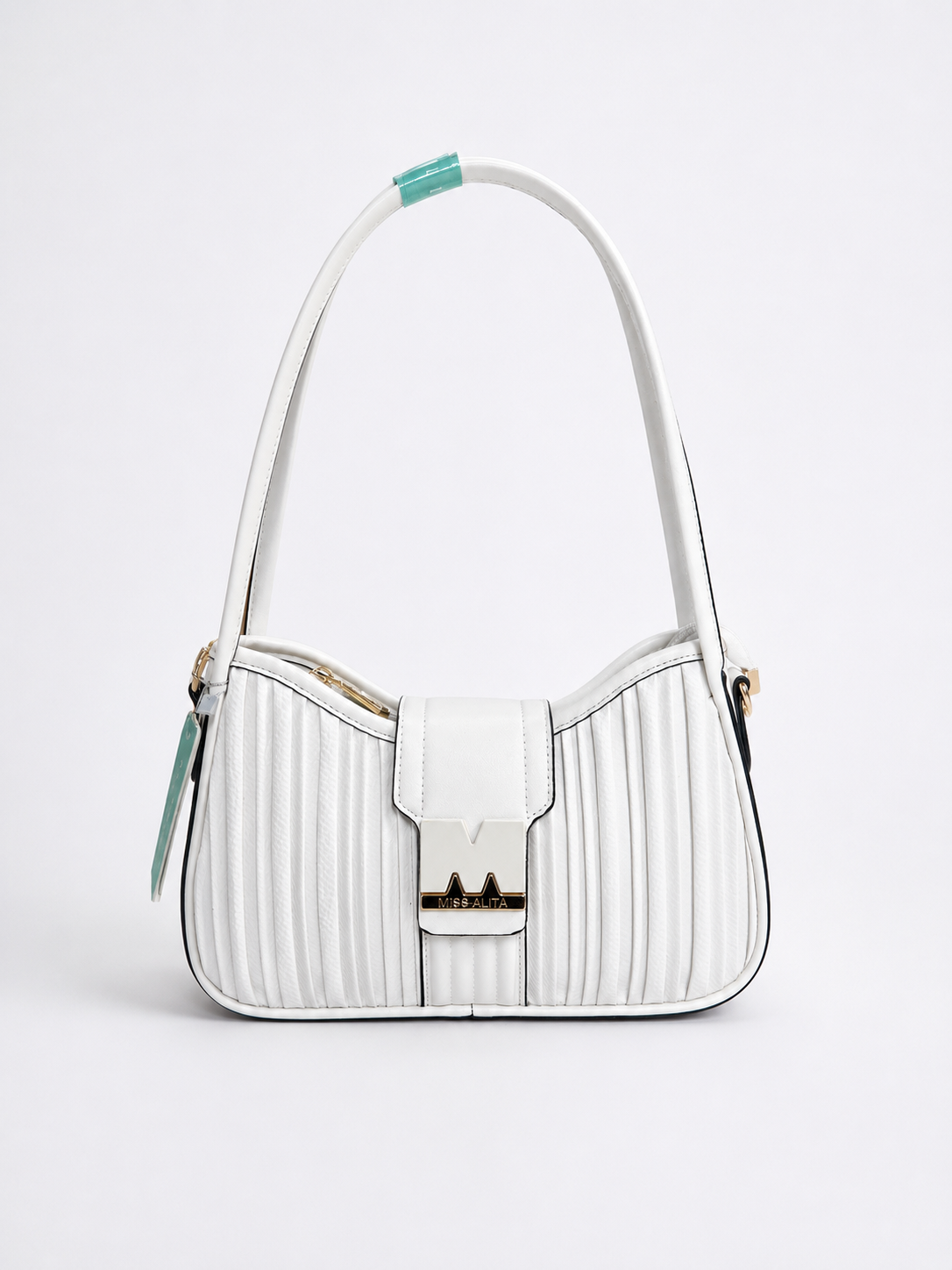 MISS ALITA stylish premium shoulder long handle bag with long strap | glitzy