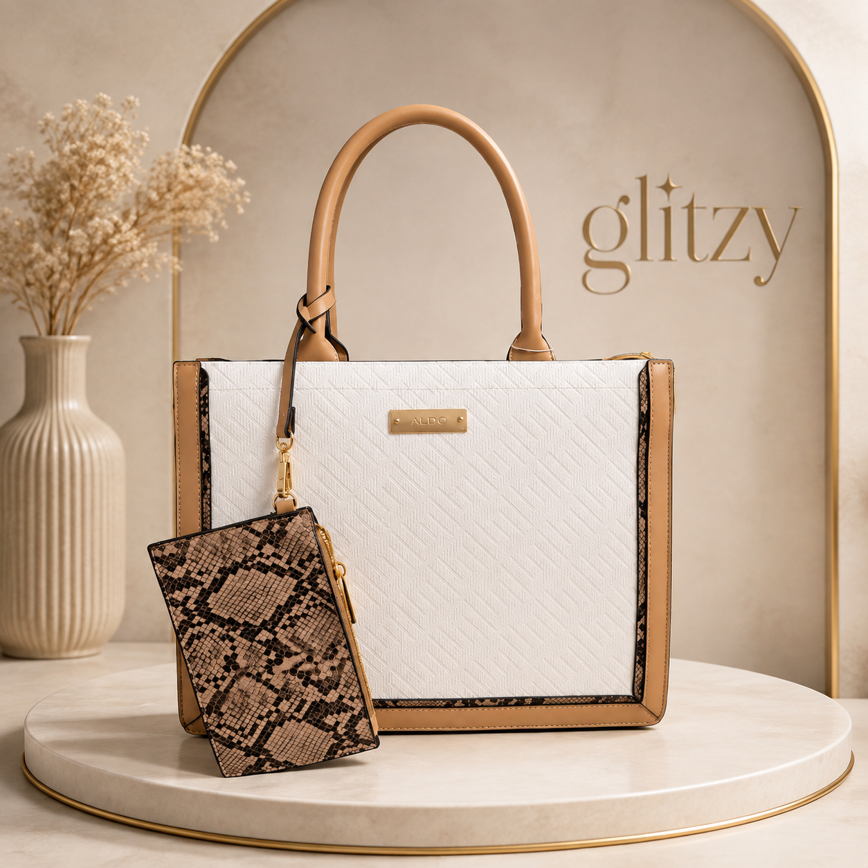 Fashionable trendy Handbag with long strap | ALDO Lbrown