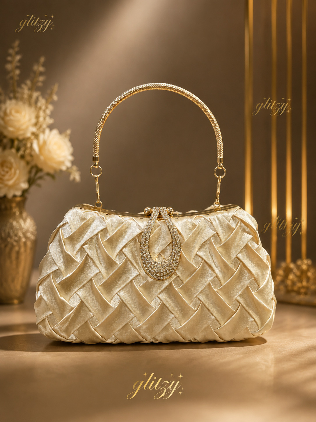 Beautiful and fashionable bridesmaid party clutch