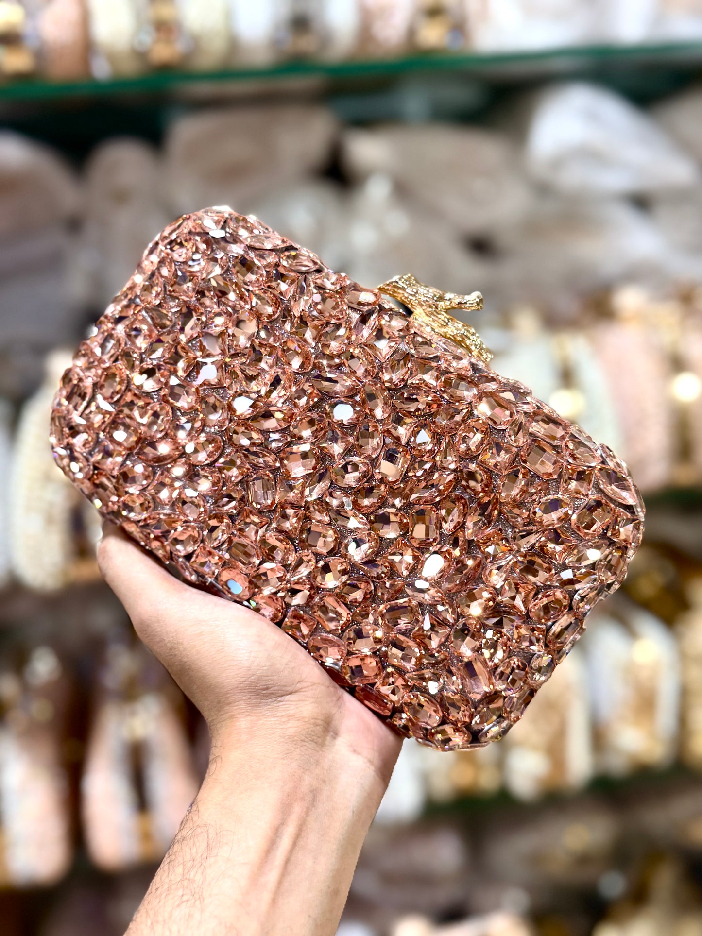 All over stone worked party purse-premium version
