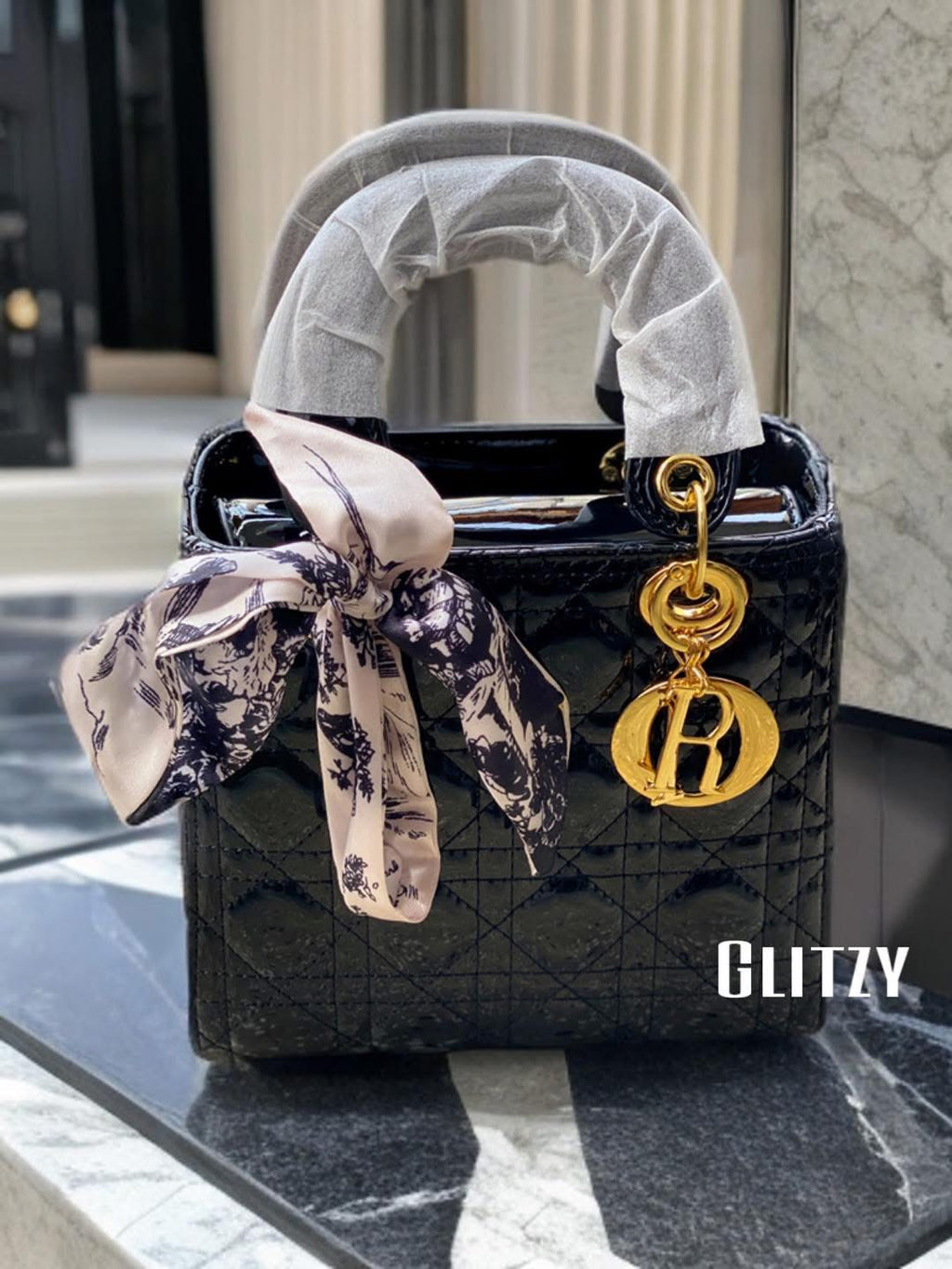 Fashionable trendy handbag