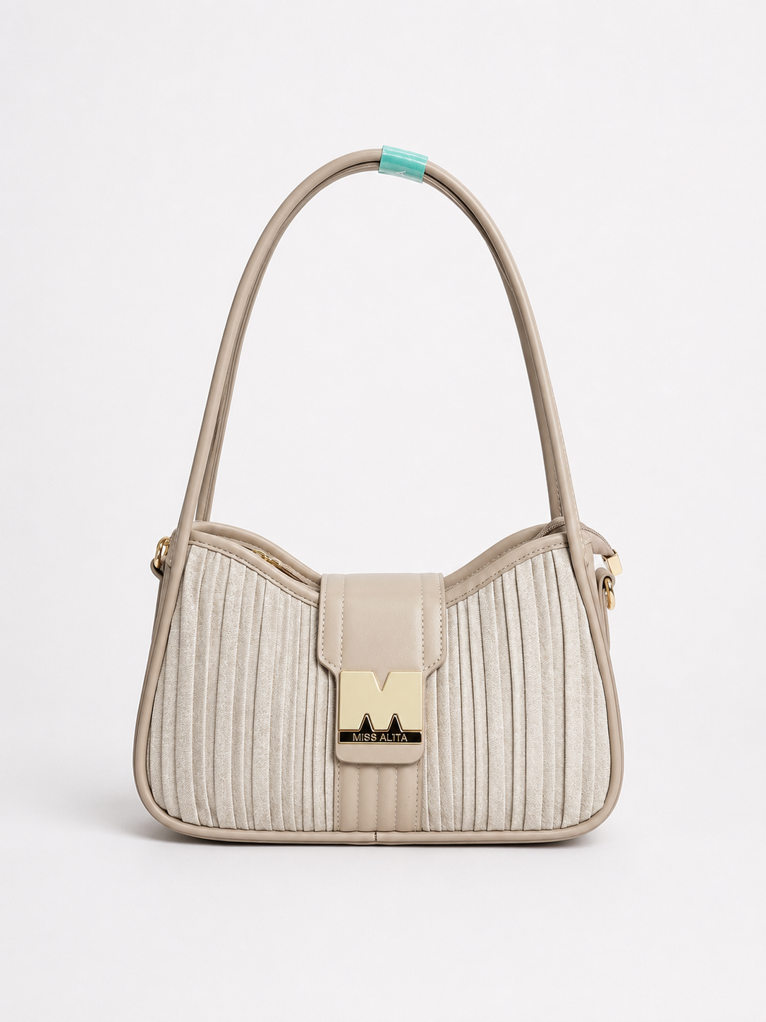 MISS ALITA stylish premium shoulder long handle bag with long strap | glitzy
