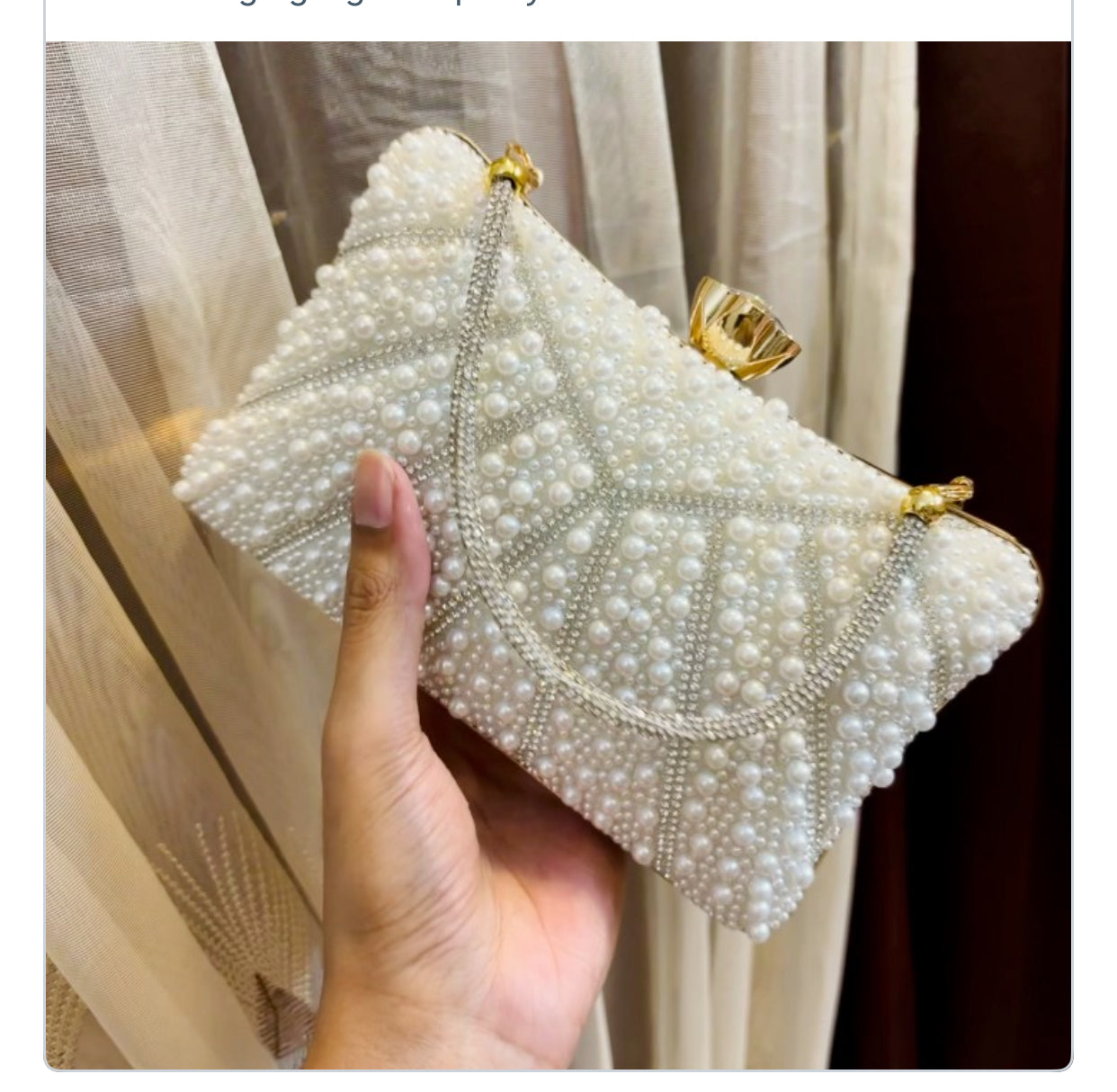 Gorgeous party clutch