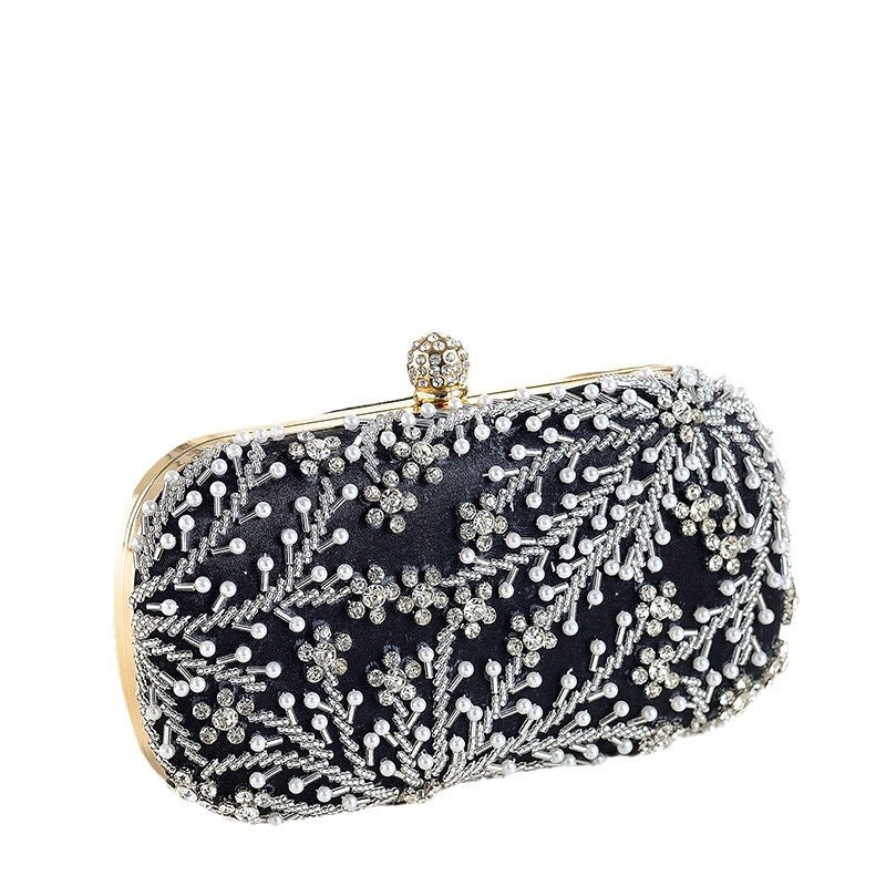 Handcrafted beautiful gorgeous looking party hand purse for wedding dinner dates | Glitzy
