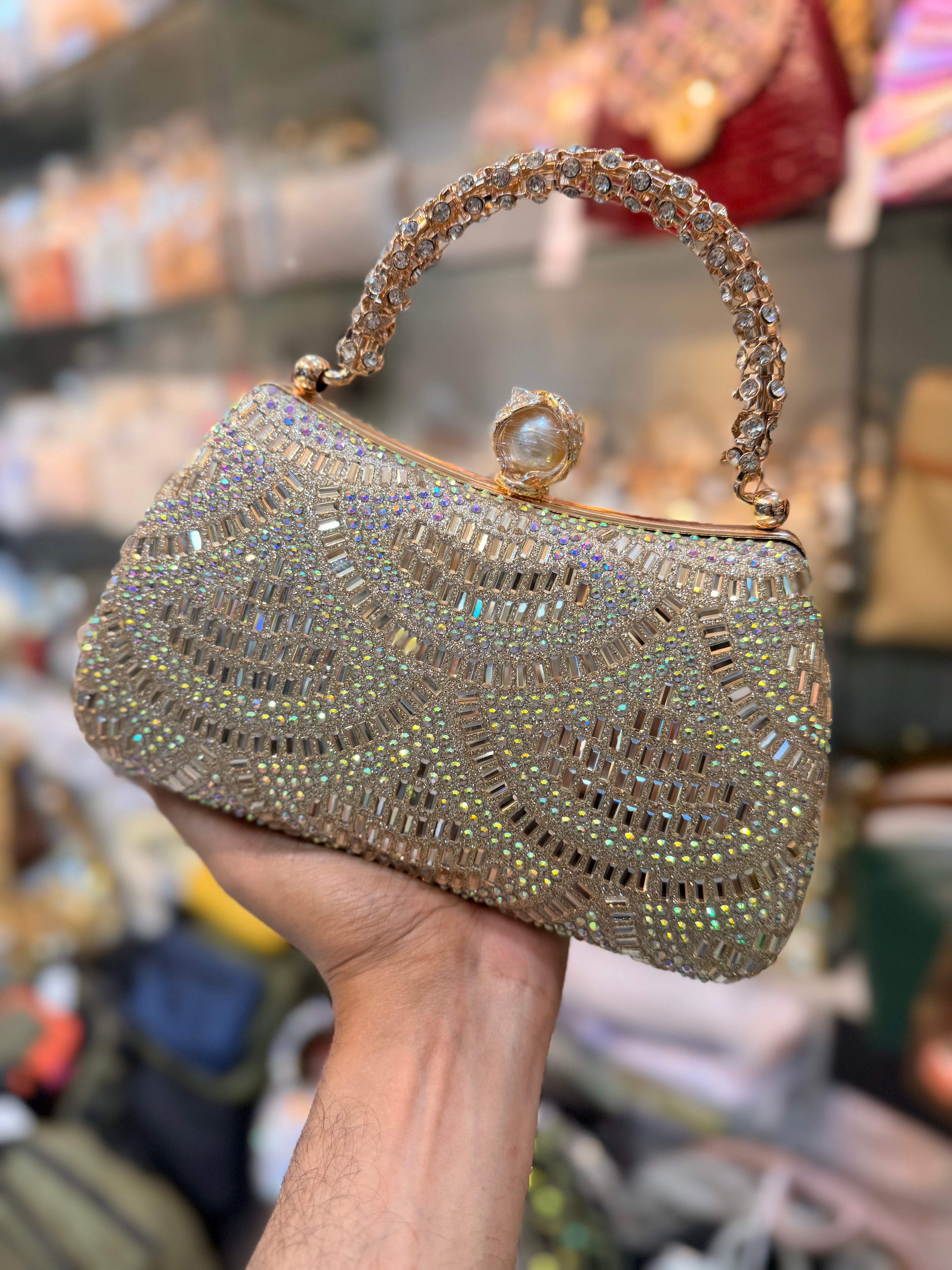 Beautiful gorgeous looking bridal party clutch