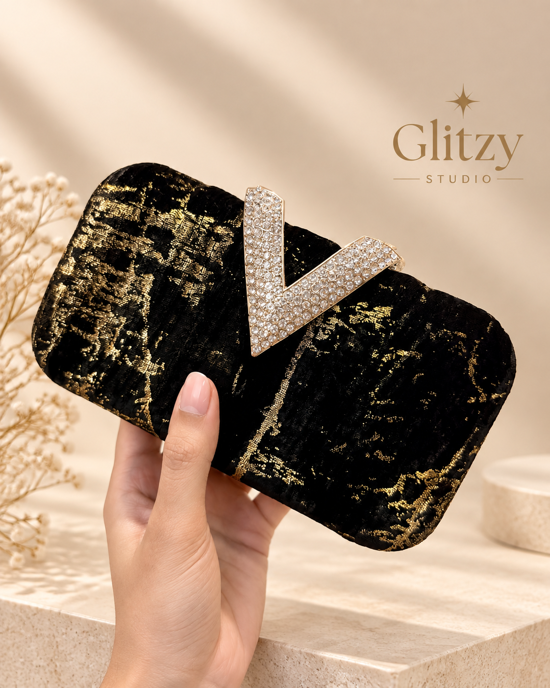 Beautiful Velvet finish gorgeous party bag
