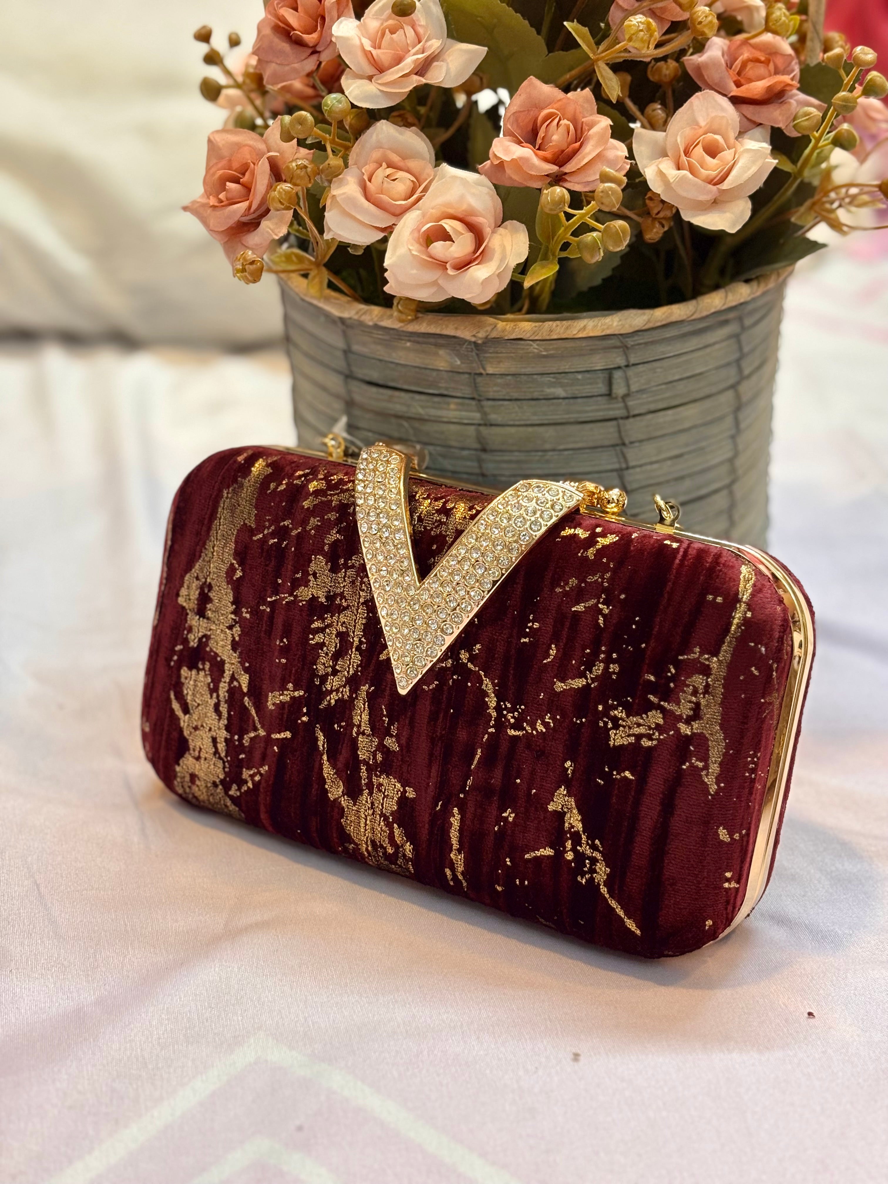 Beautiful Velvet finish gorgeous party bag