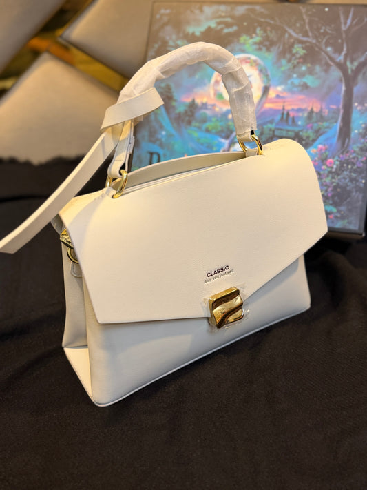 Exclusive premium classic handbag with long strap