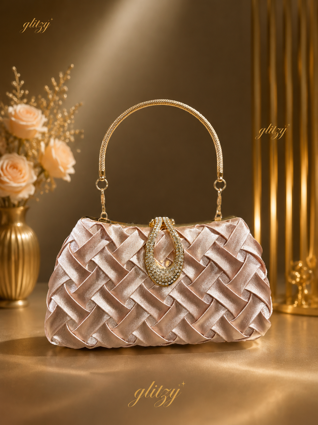 Beautiful and fashionable bridesmaid party clutch
