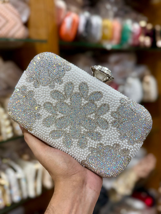 Exclusive pearl design party purse