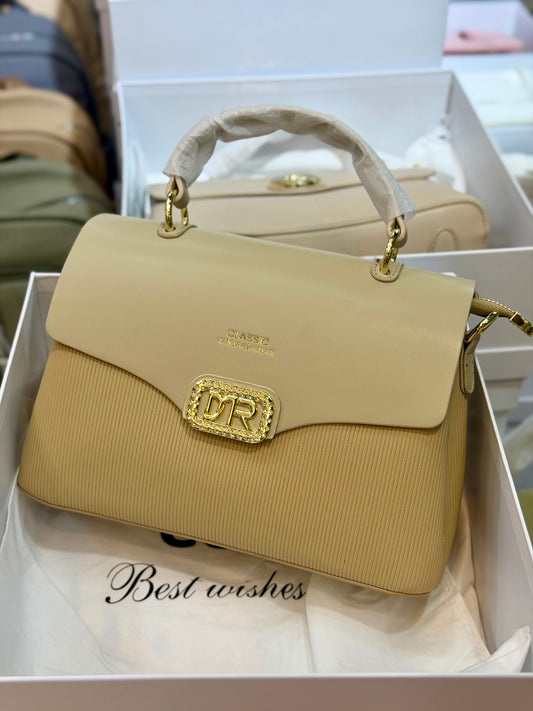 Exclusive classic brand premium handbag with boxed packaging