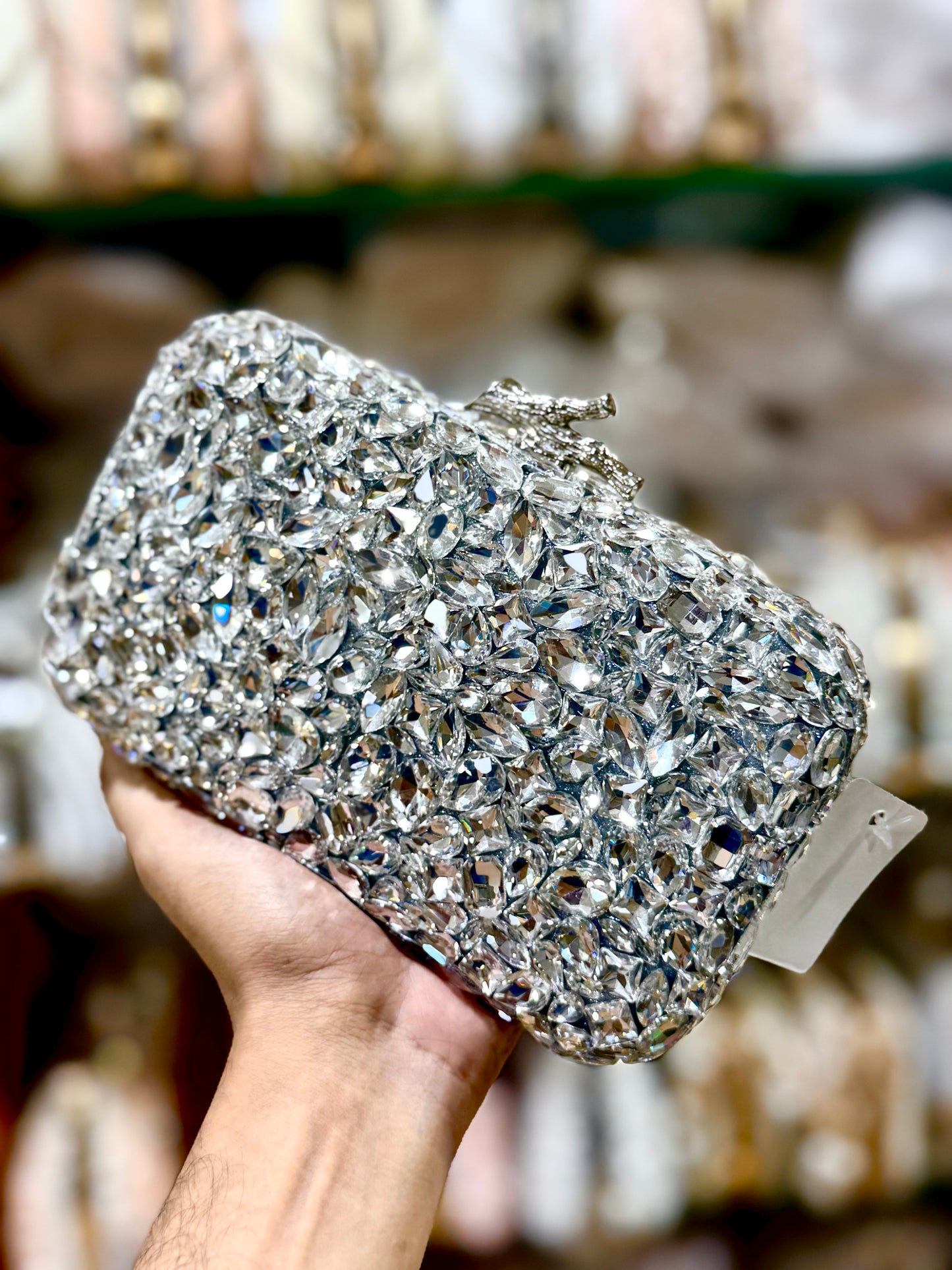 All over stone worked party purse-premium version