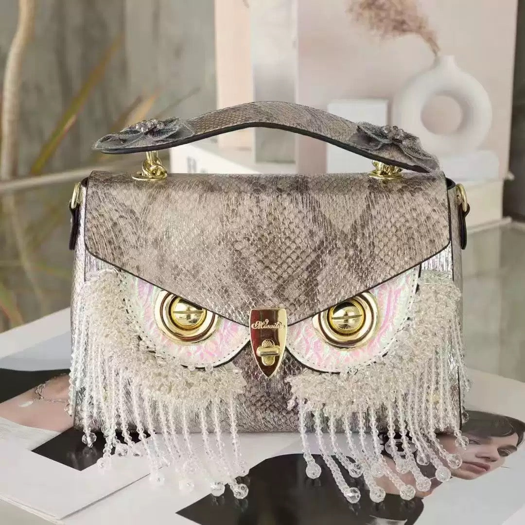 Owl design trendy fashionable Handbag