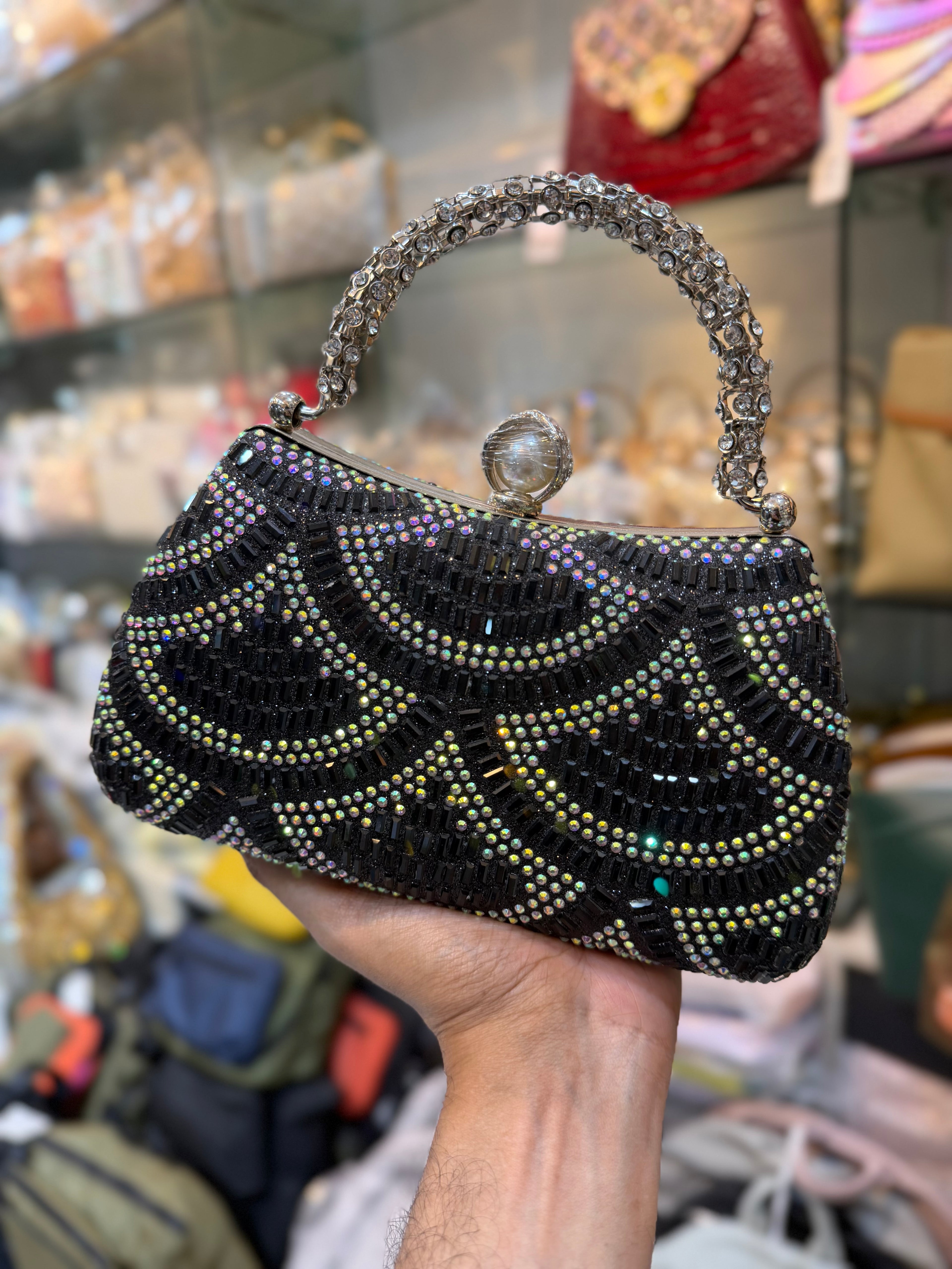 Beautiful gorgeous looking bridal party clutch